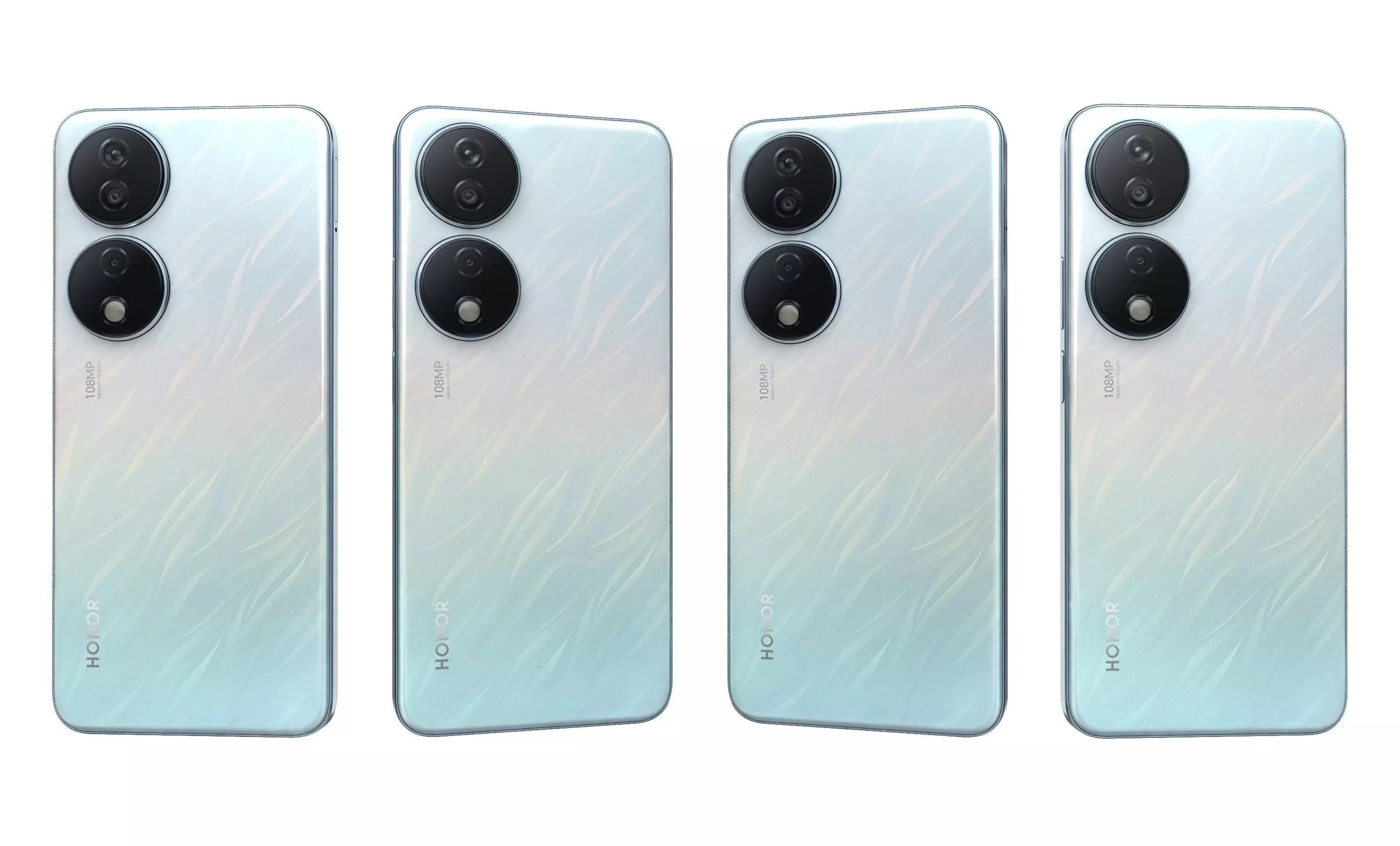 Honor X7b All Colors High Poly  3D model_24