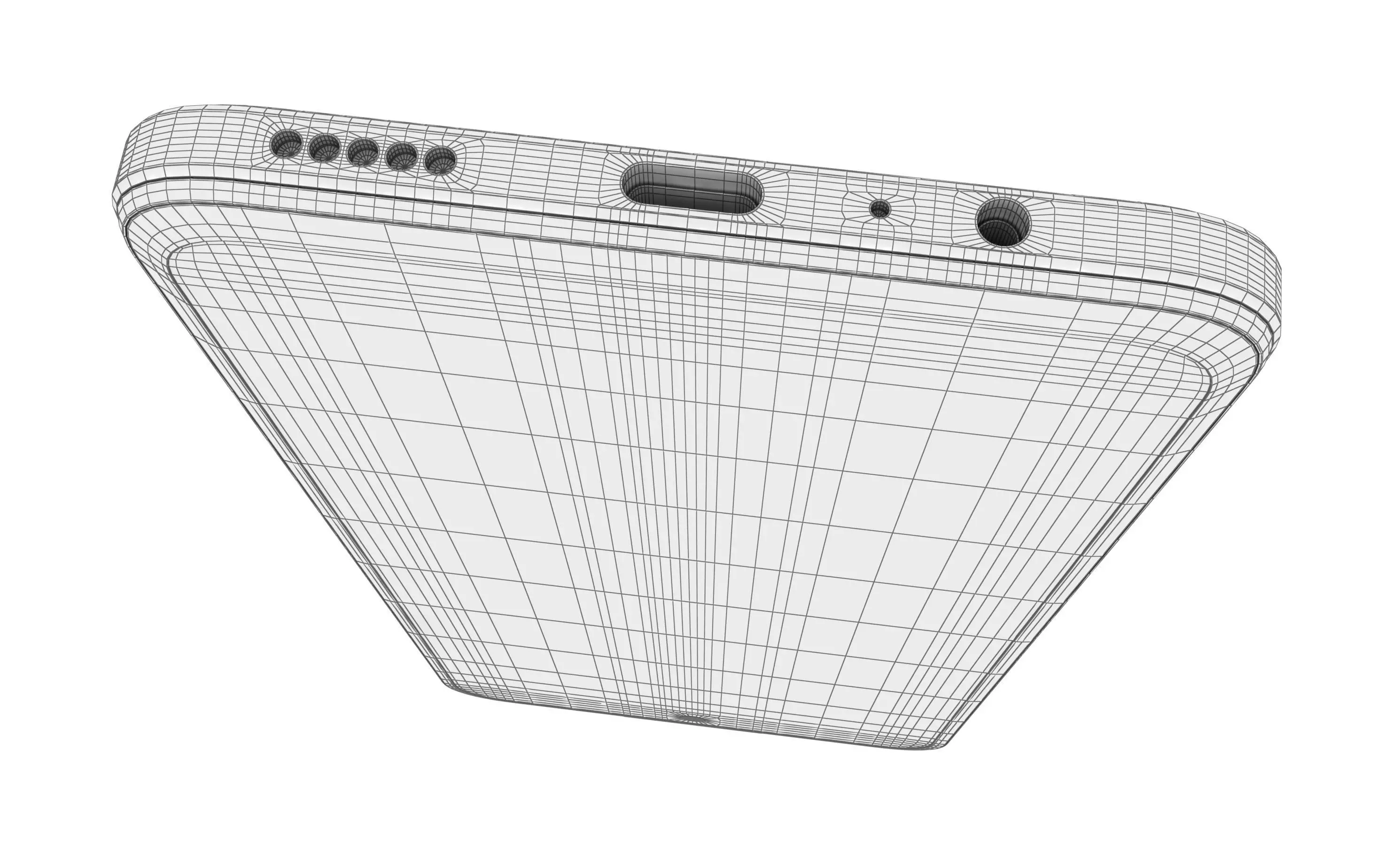 Honor X7b All Colors High Poly  3D model_51