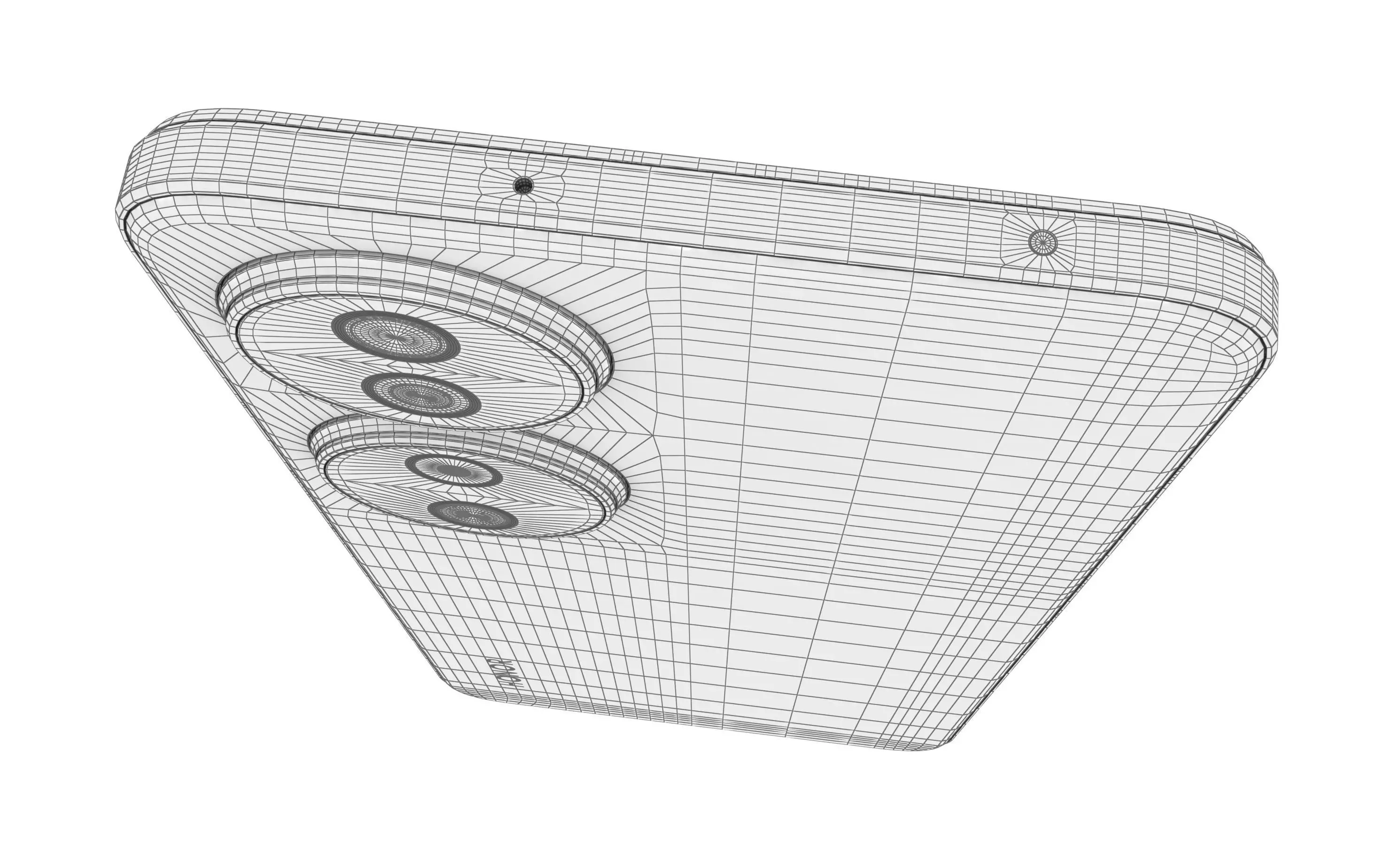 Honor X7b Blue High Poly 3D model_14