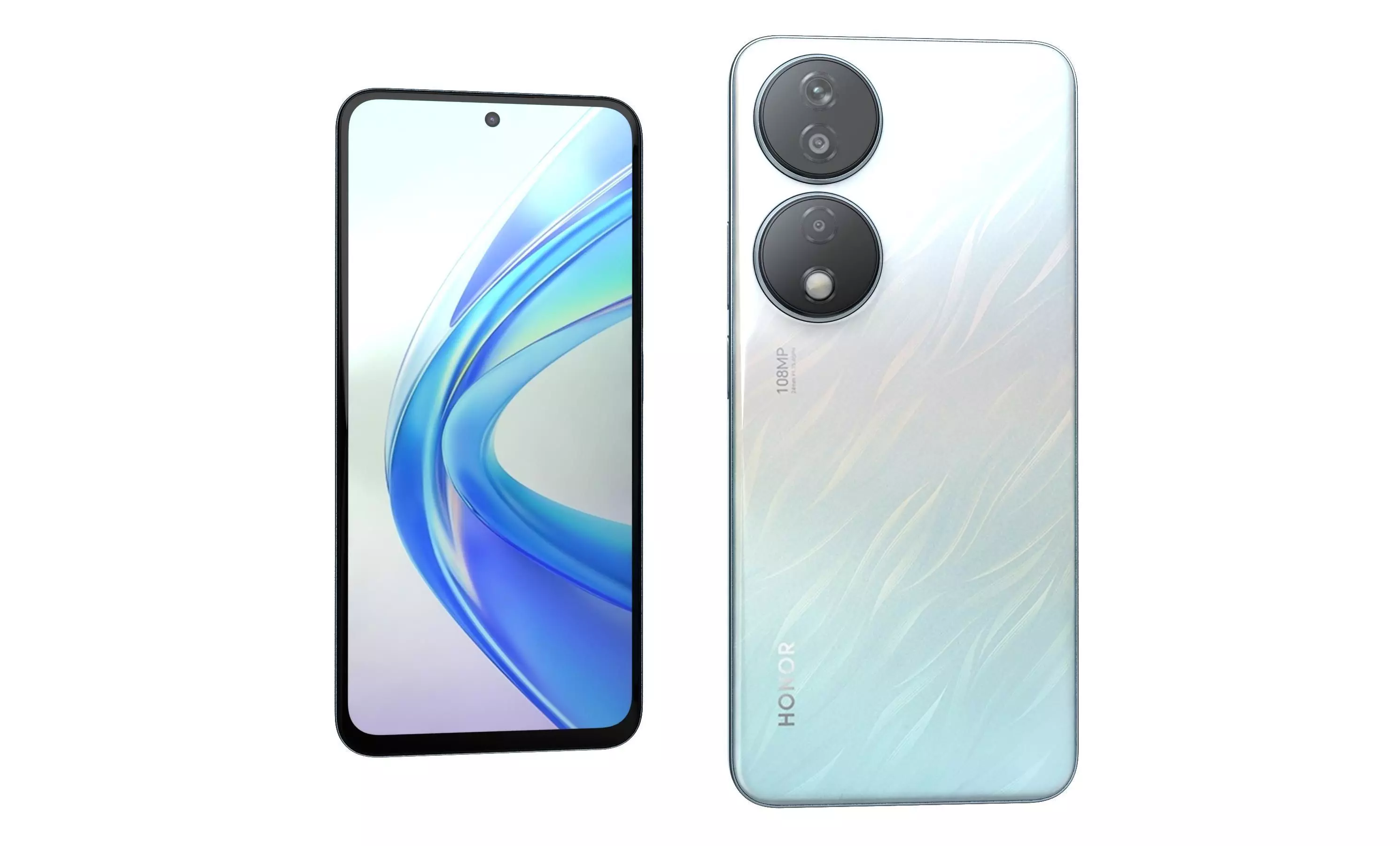 Honor X7b Blue High Poly 3D model_30