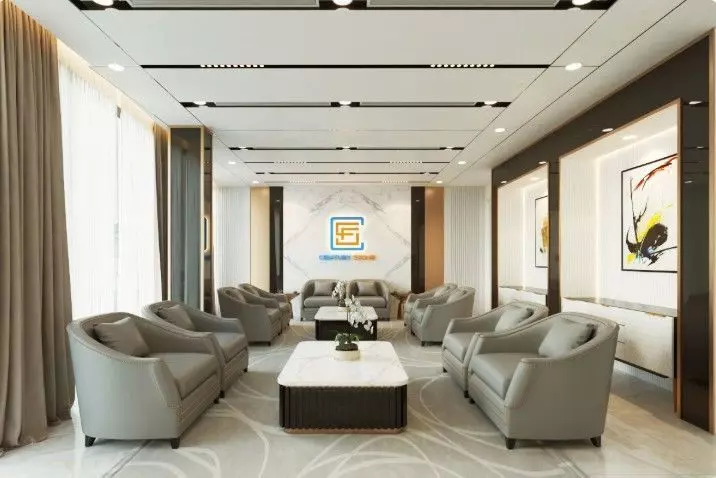 Office Room Interior Model 3D model_8