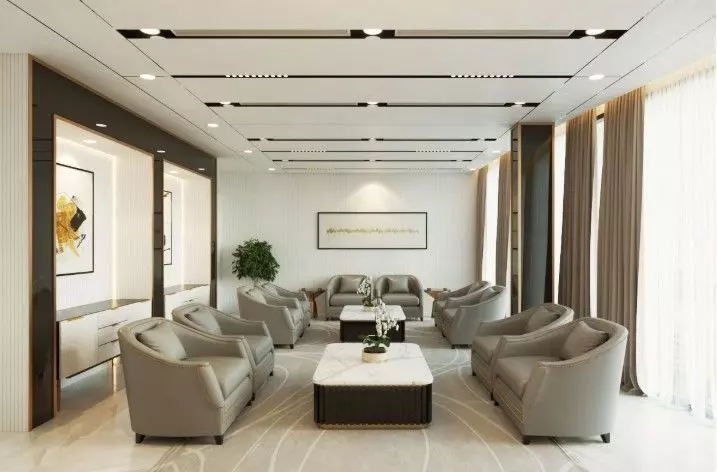 Office Room Interior Model 3D model_0