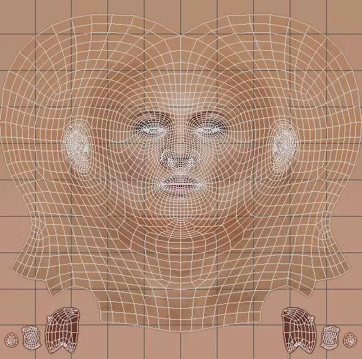 Fashionable Female Character Low-poly 3D model_21