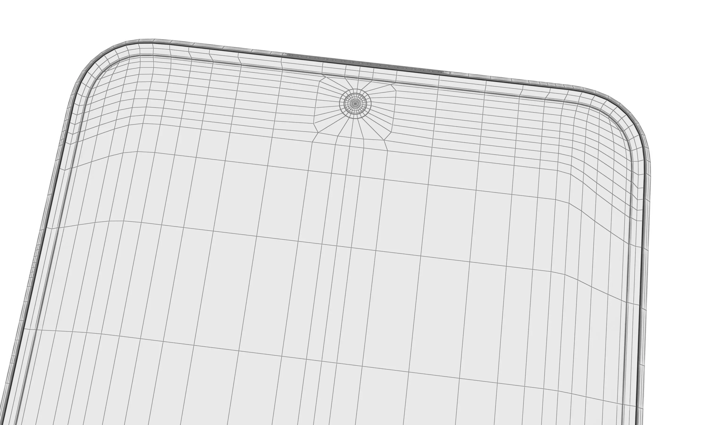 Honor X8 White High Poly 3D model_22