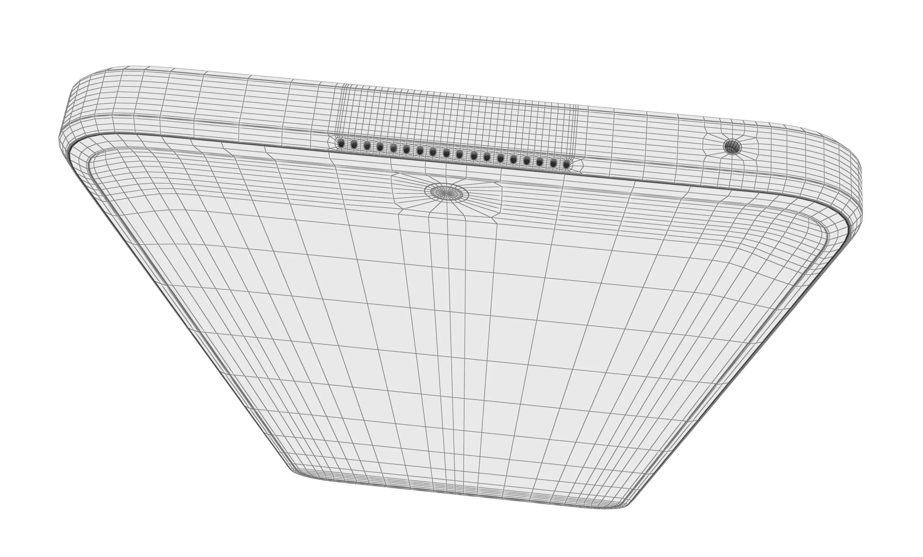 Honor X8 White High Poly 3D model_16