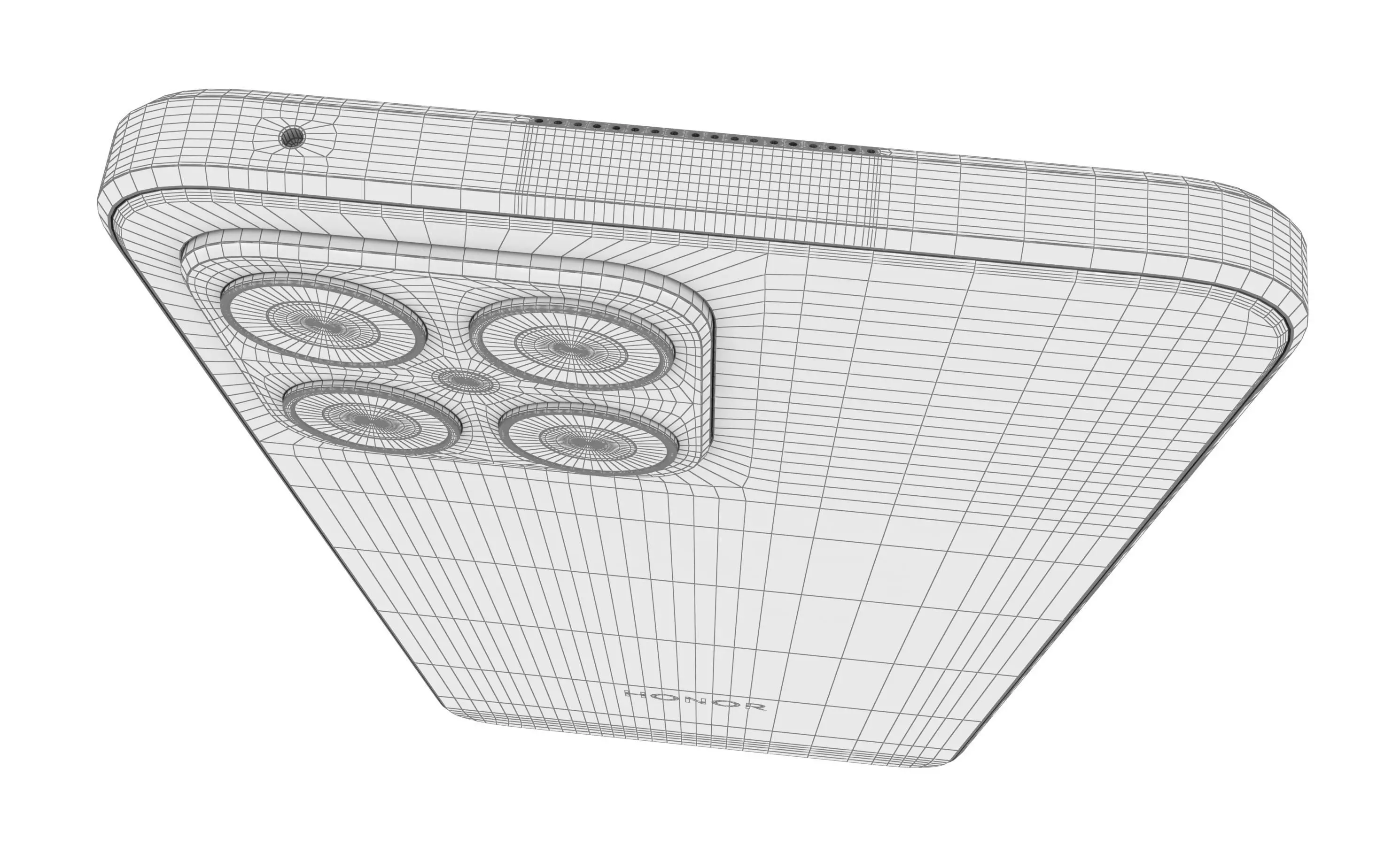 Honor X8 White High Poly 3D model_17