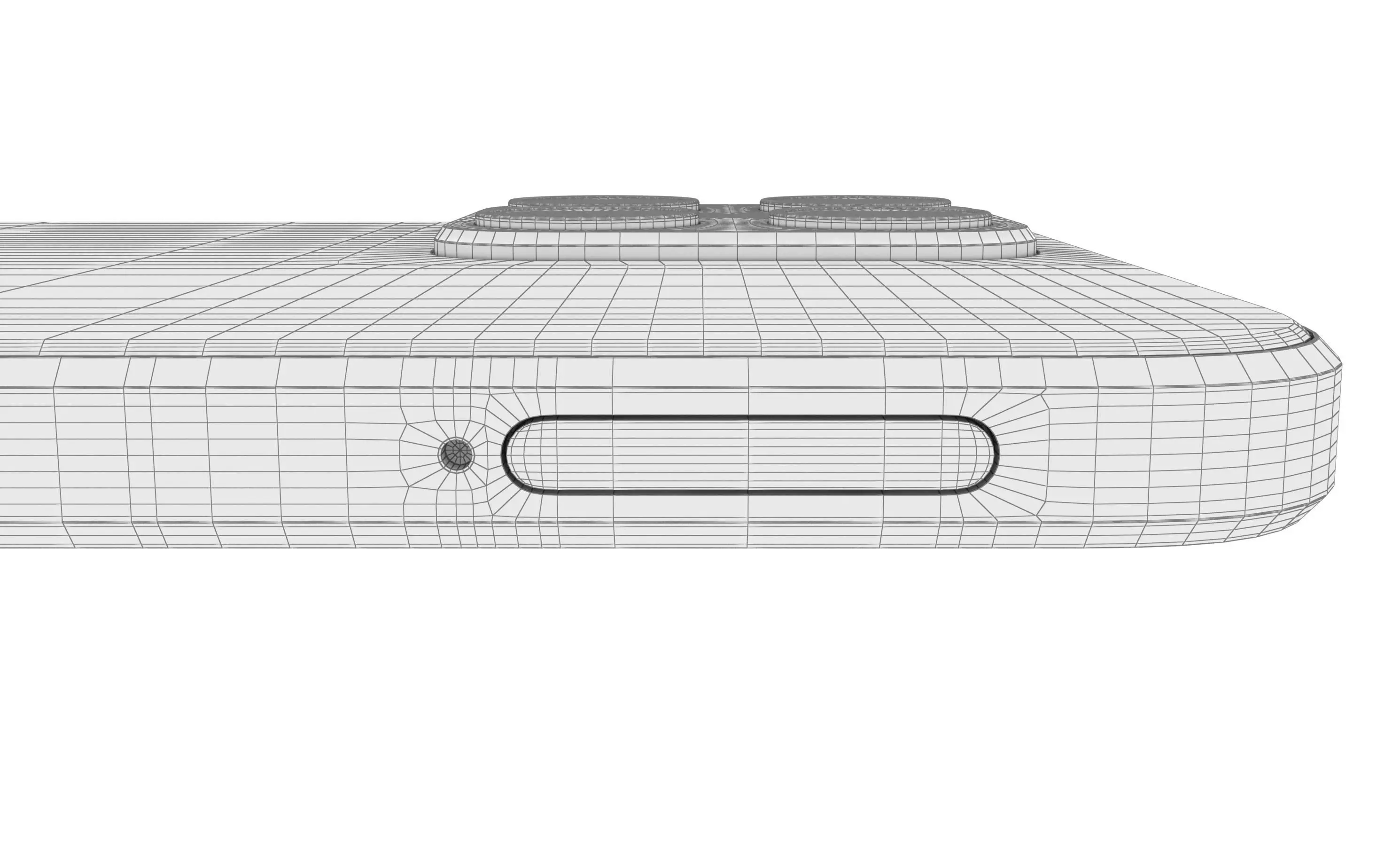 Honor X8 White High Poly 3D model_24