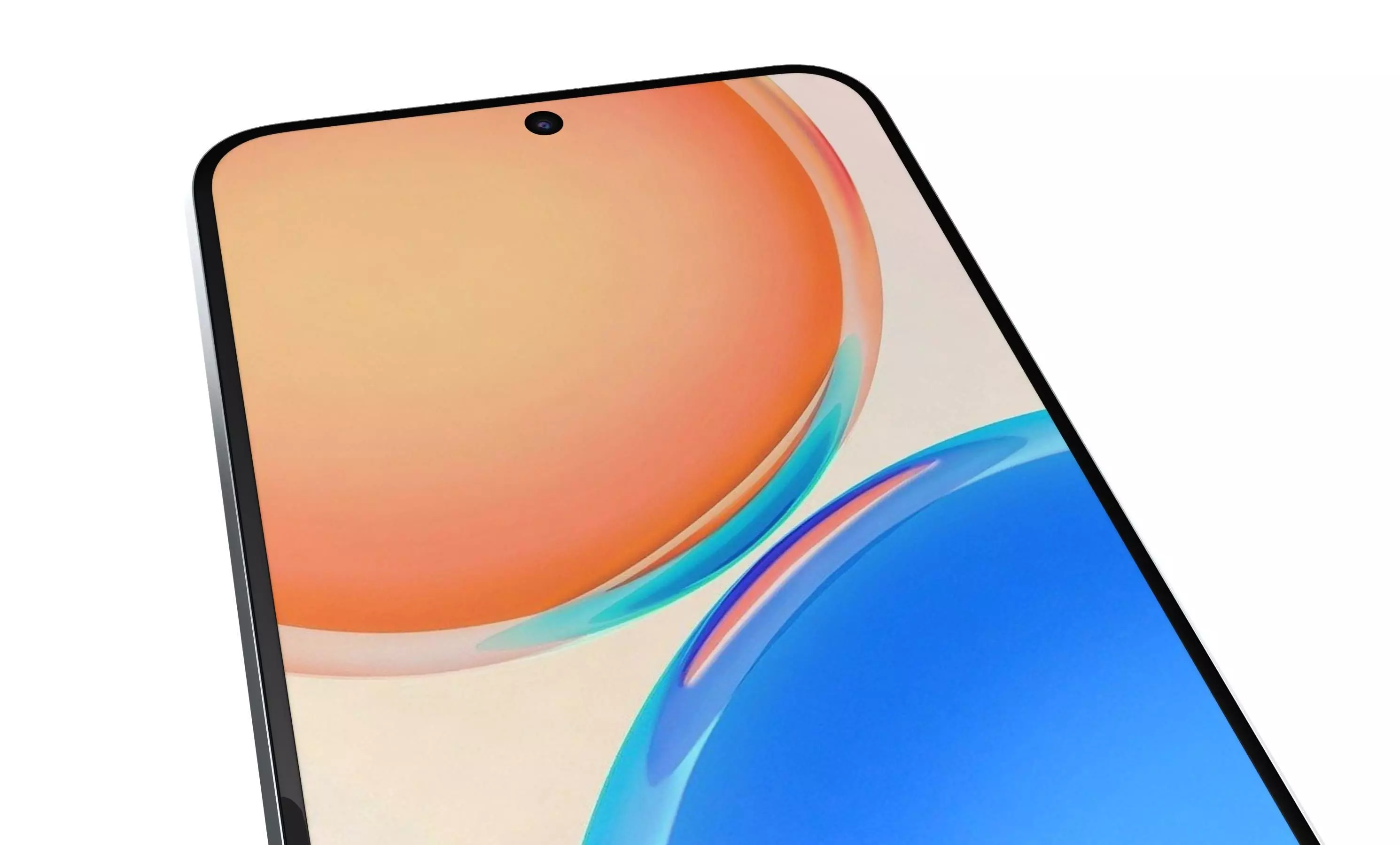 Honor X8 White High Poly 3D model_8