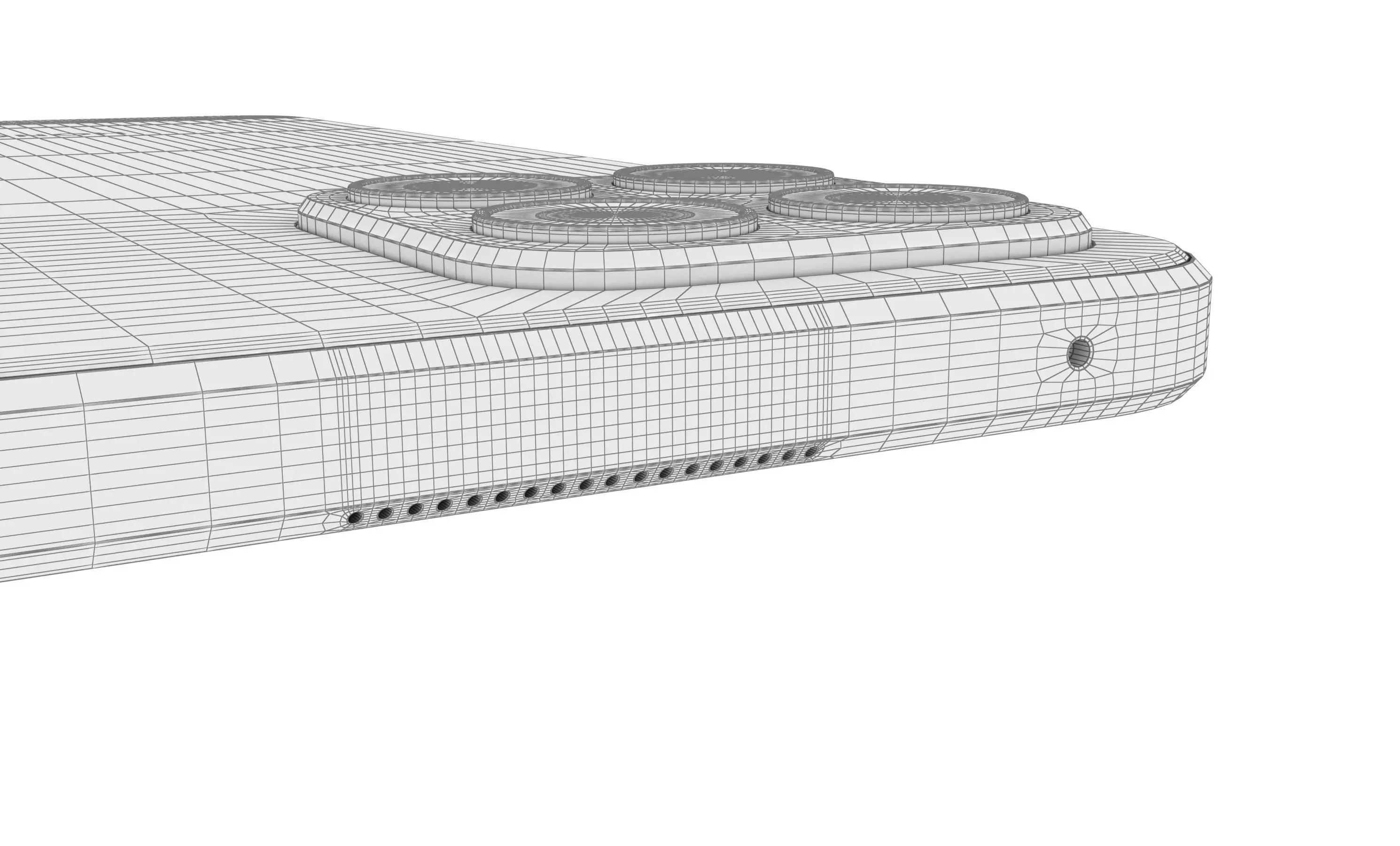 Honor X8 White High Poly 3D model_23