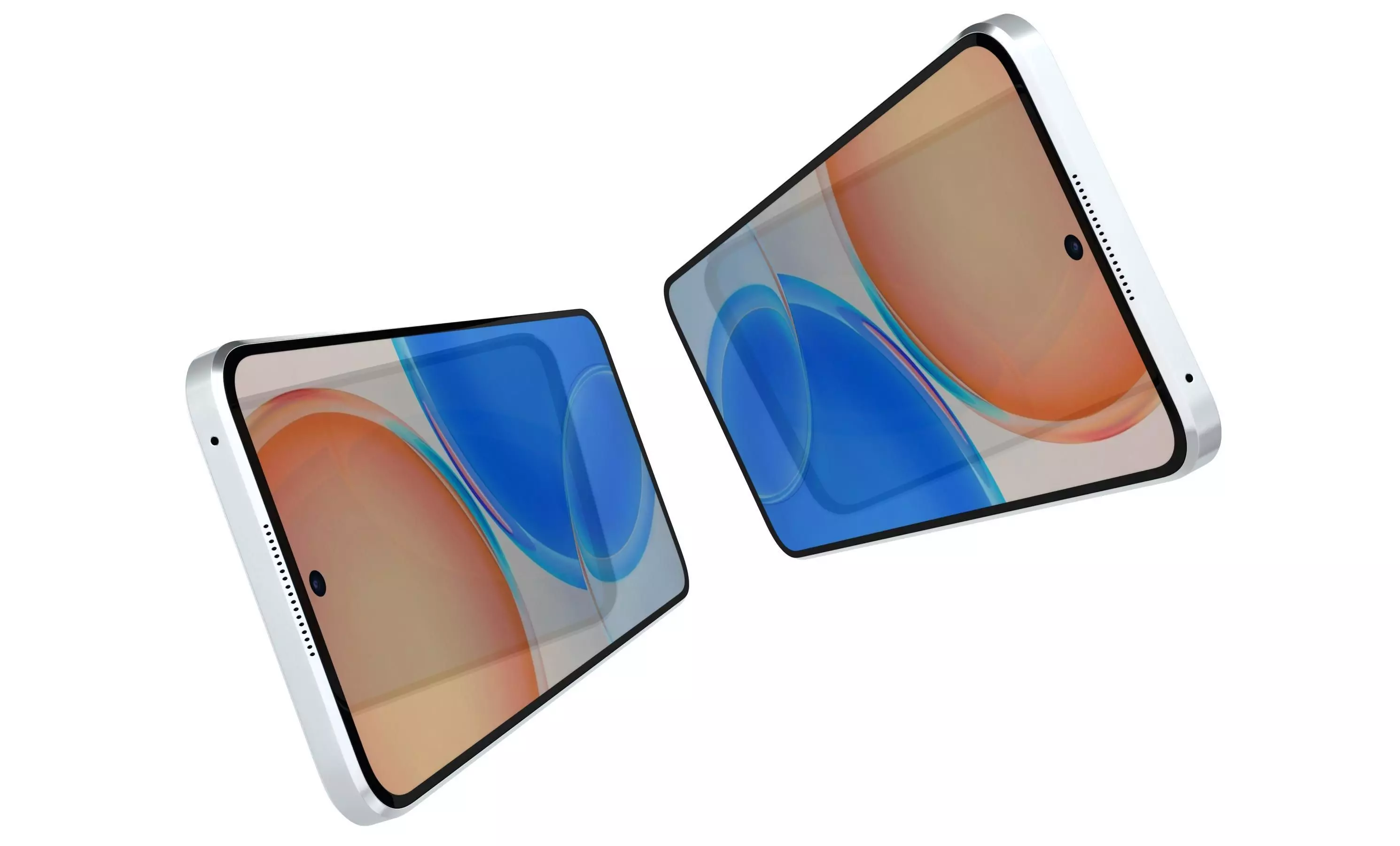 Honor X8 White High Poly 3D model_3