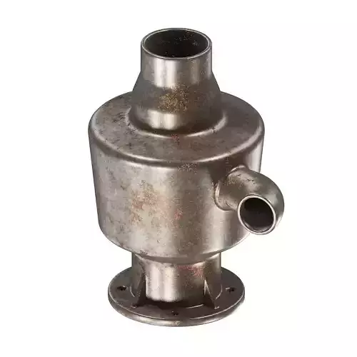 Rusty Industrial Dust Collector