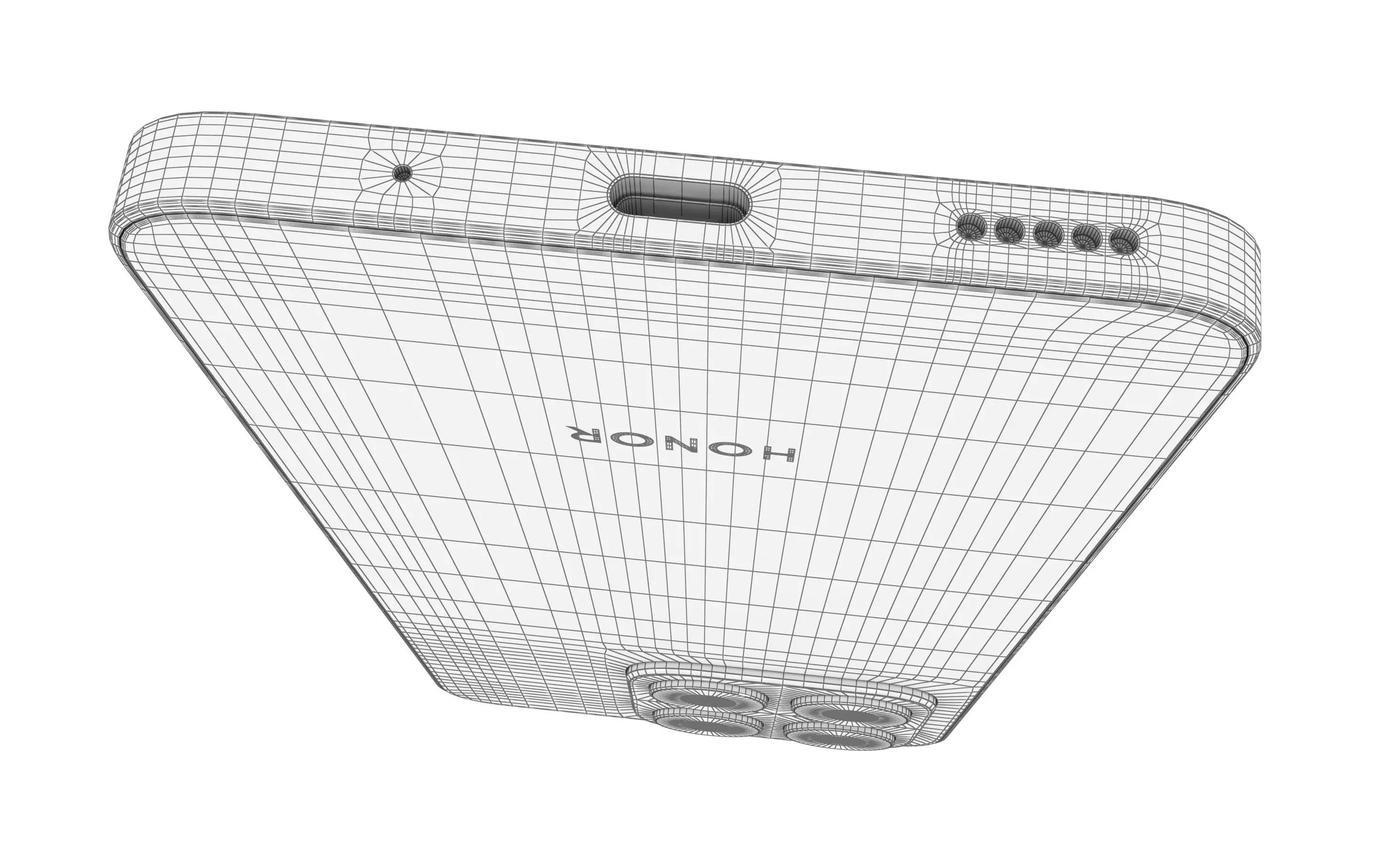 Honor X8a All Colors High Poly 3D model_30