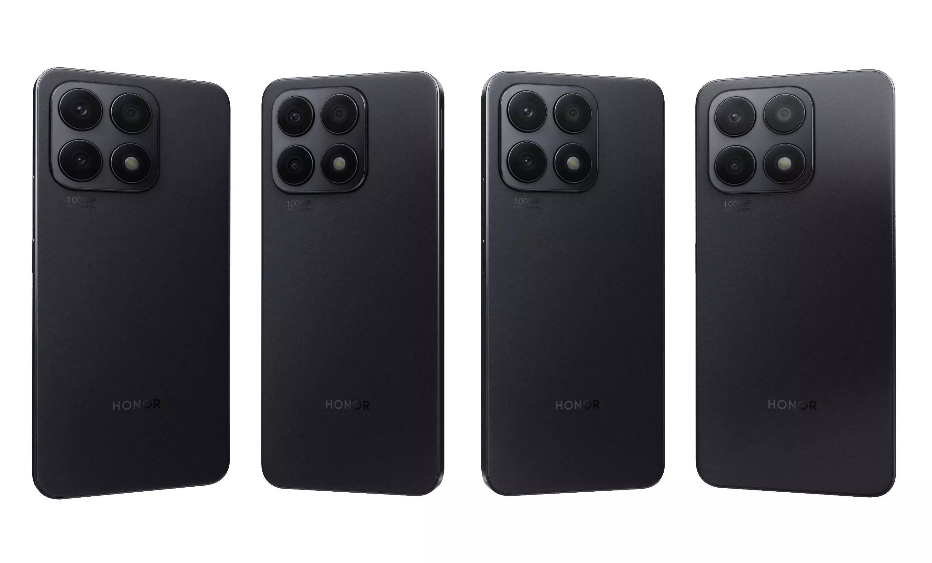 Honor X8a All Colors High Poly 3D model_31