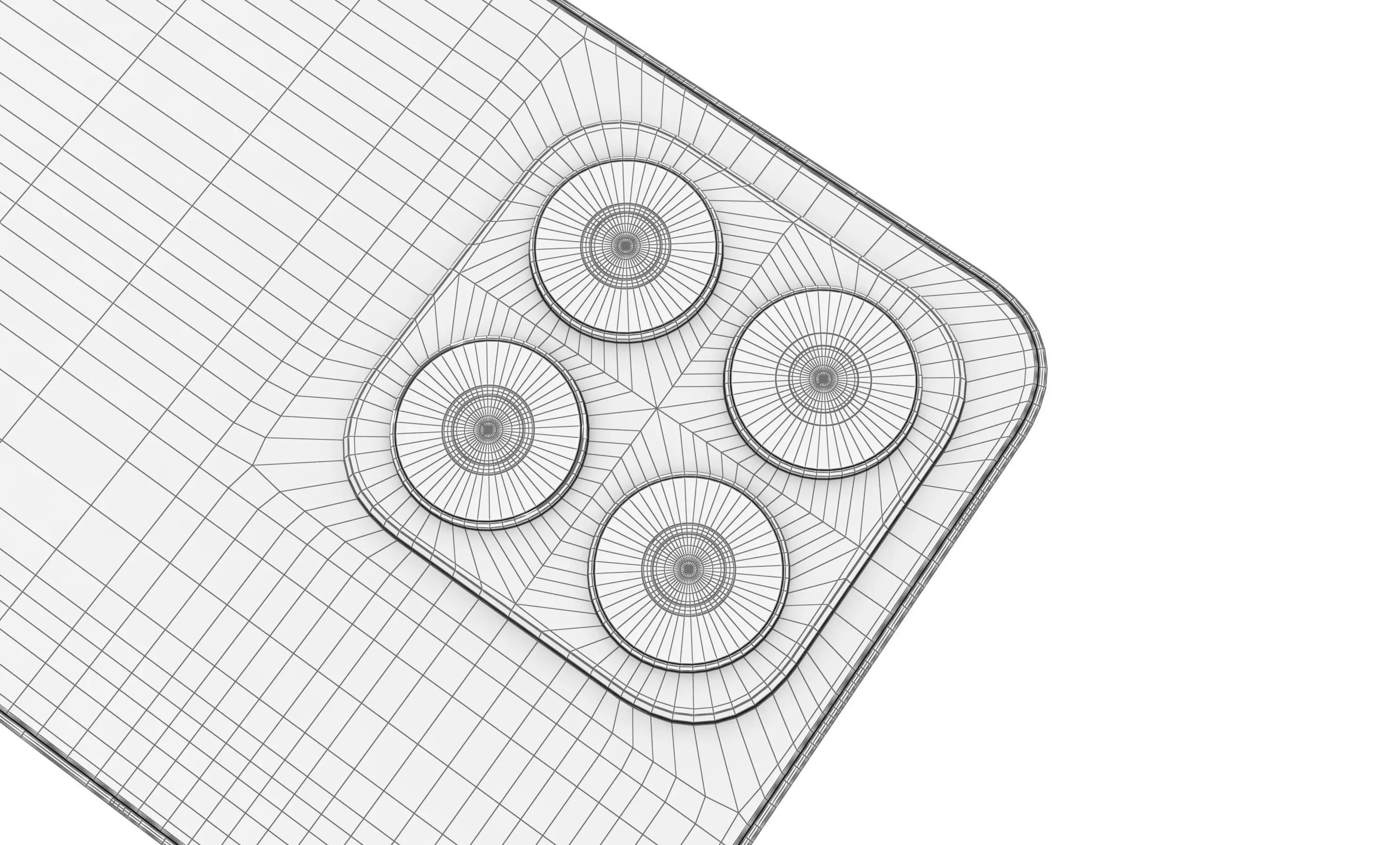 Honor X8a All Colors High Poly 3D model_36