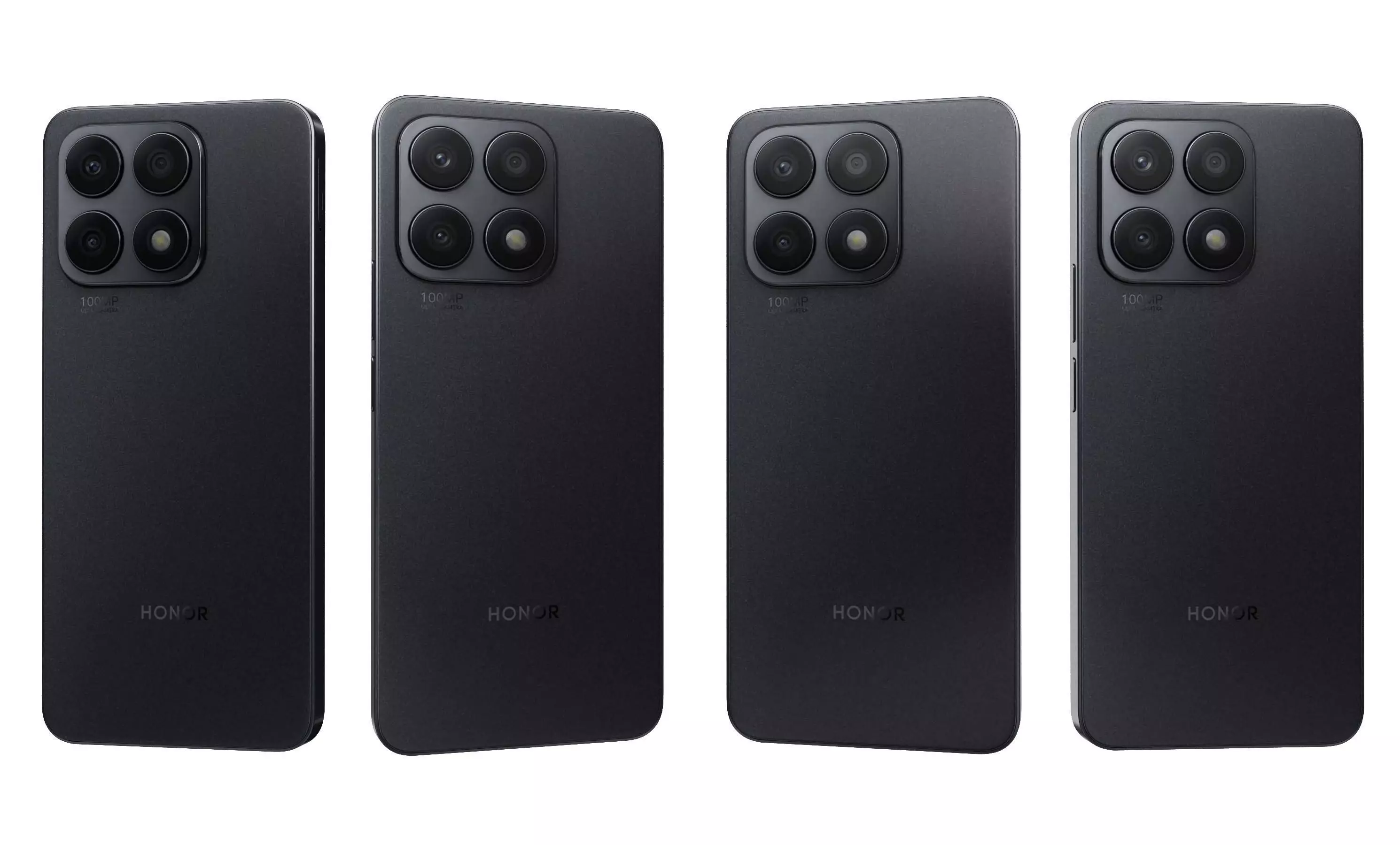 Honor X8a All Colors High Poly 3D model_41