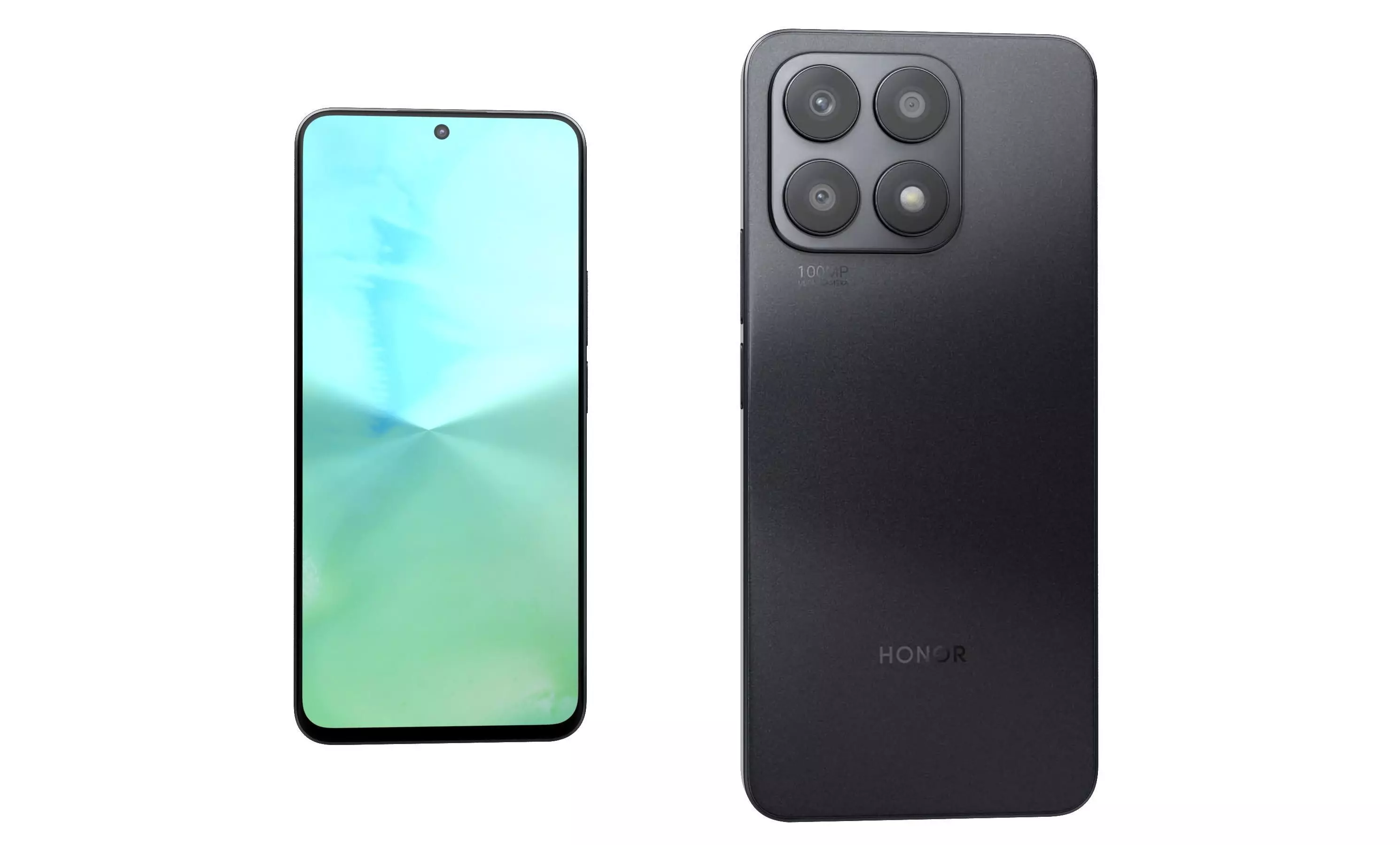 Honor X8a All Colors High Poly 3D model_2