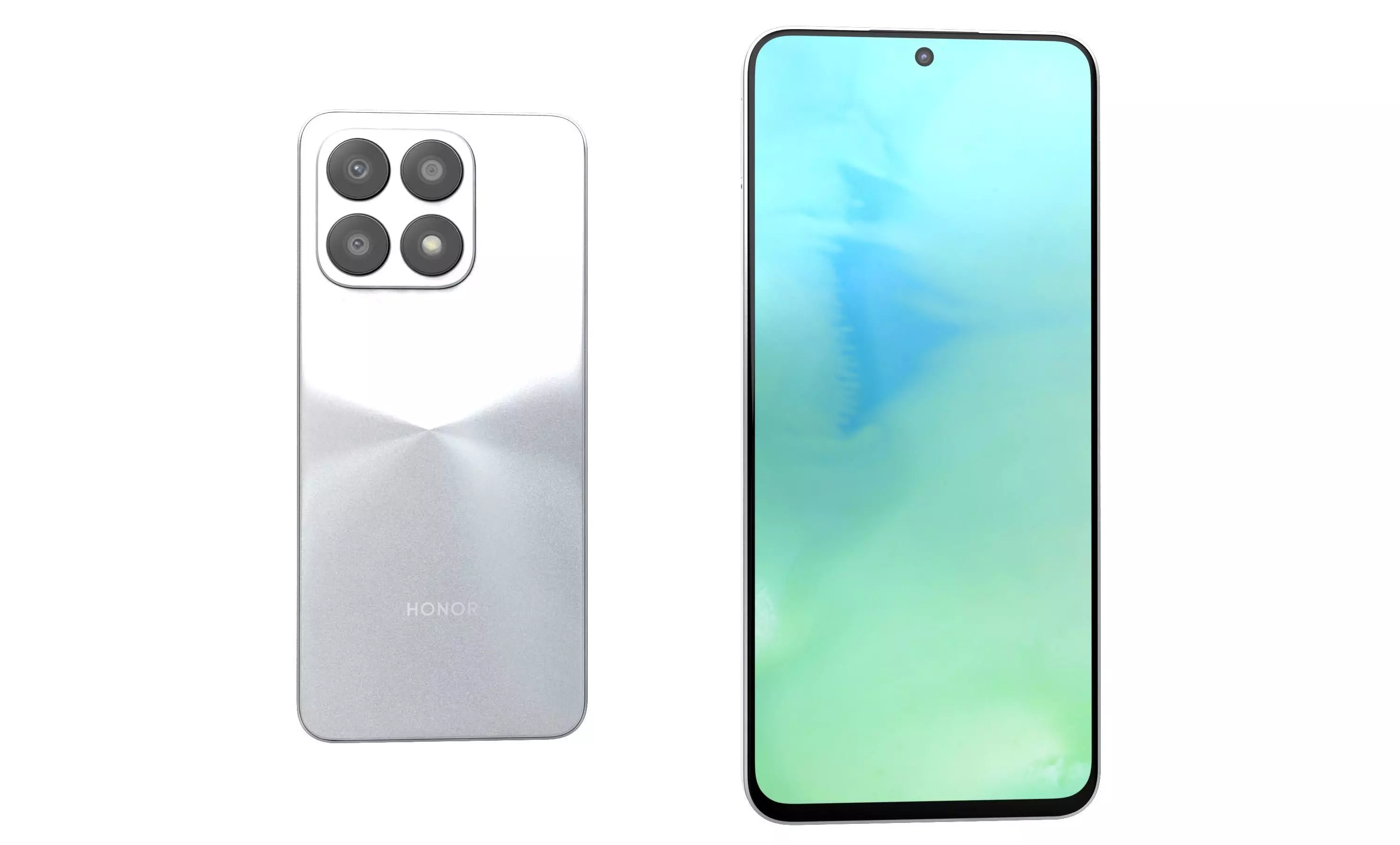 Honor X8a All Colors High Poly 3D model_22