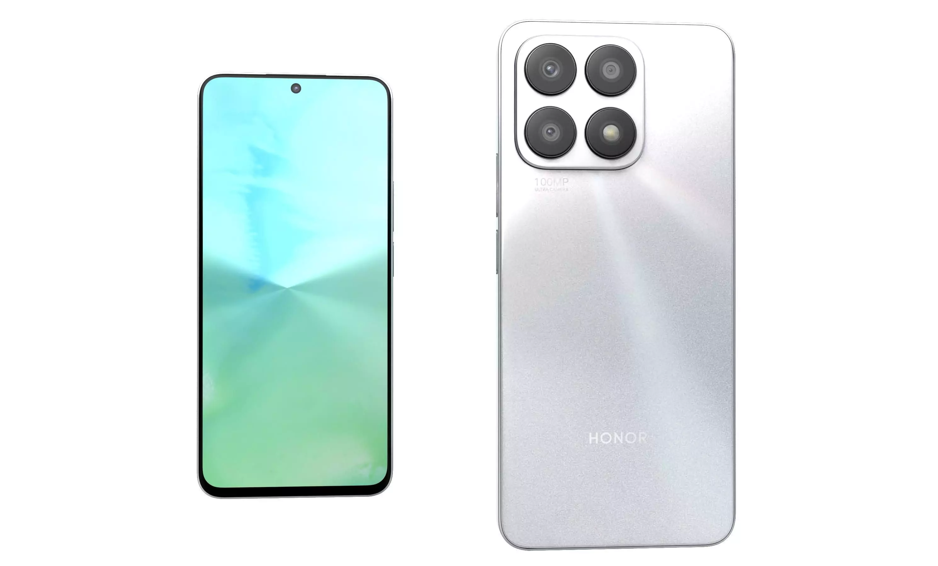 Honor X8a All Colors High Poly 3D model_24