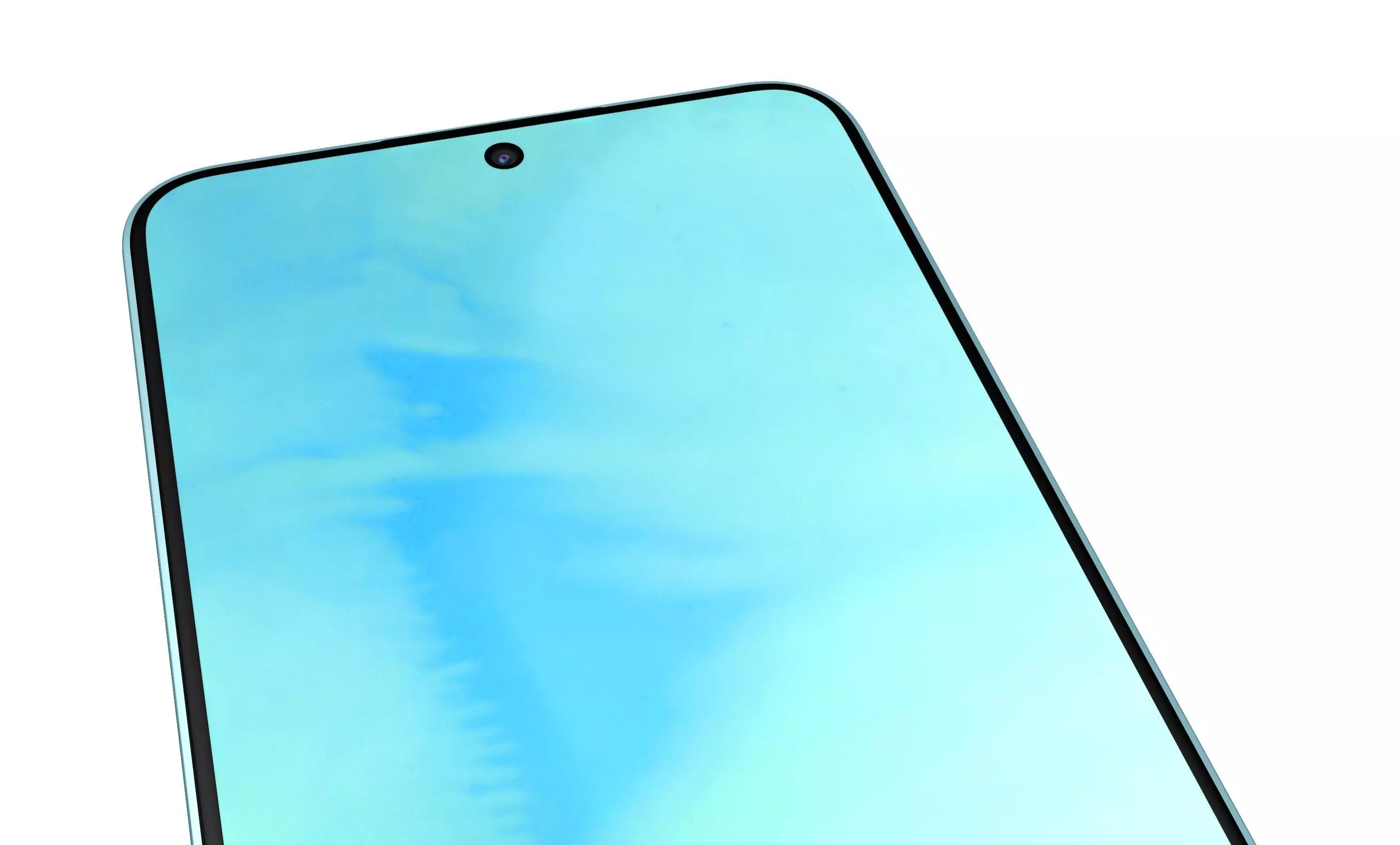 Honor X8a Blue High Poly 3D model_8