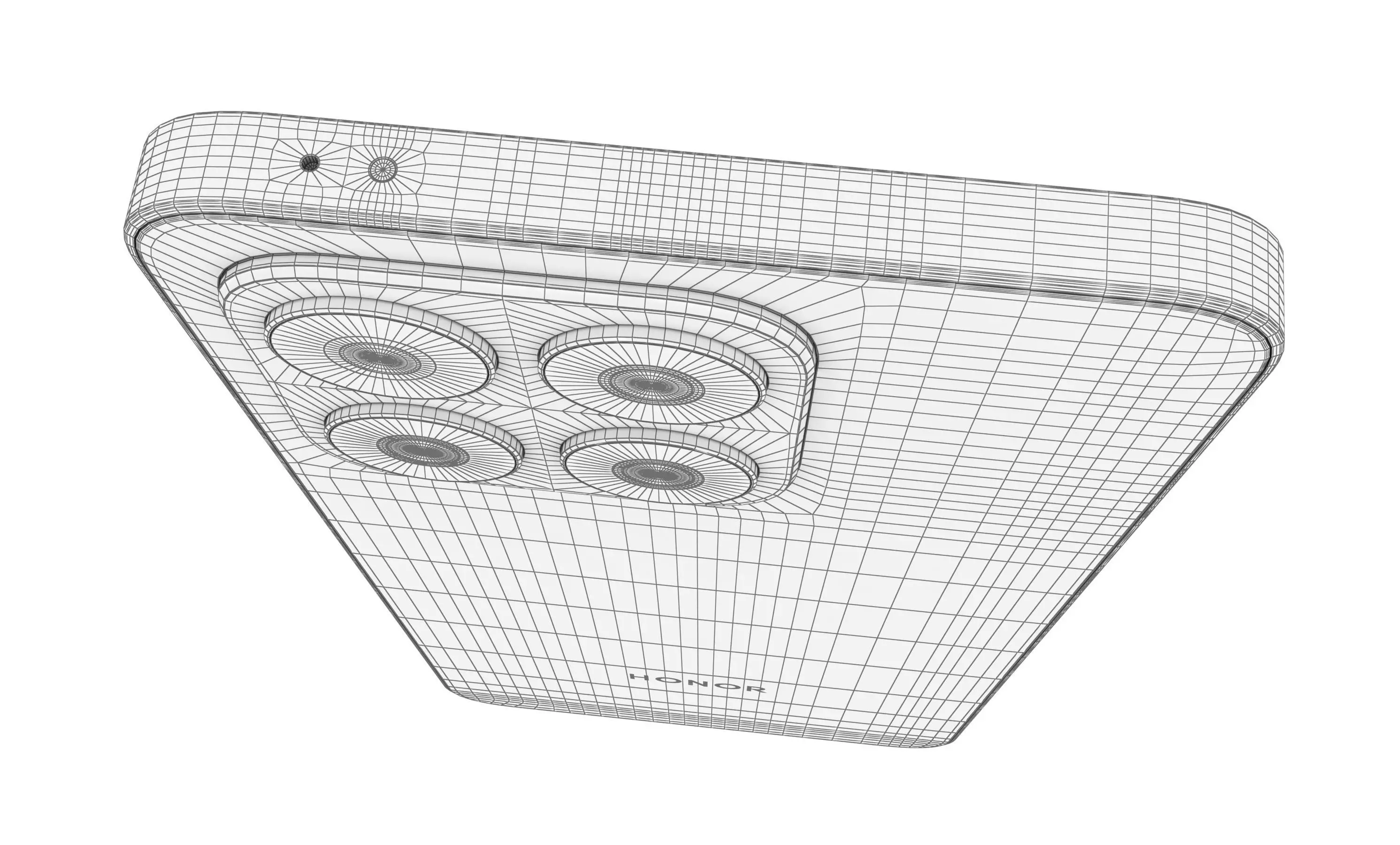 Honor X8a Blue High Poly 3D model_14