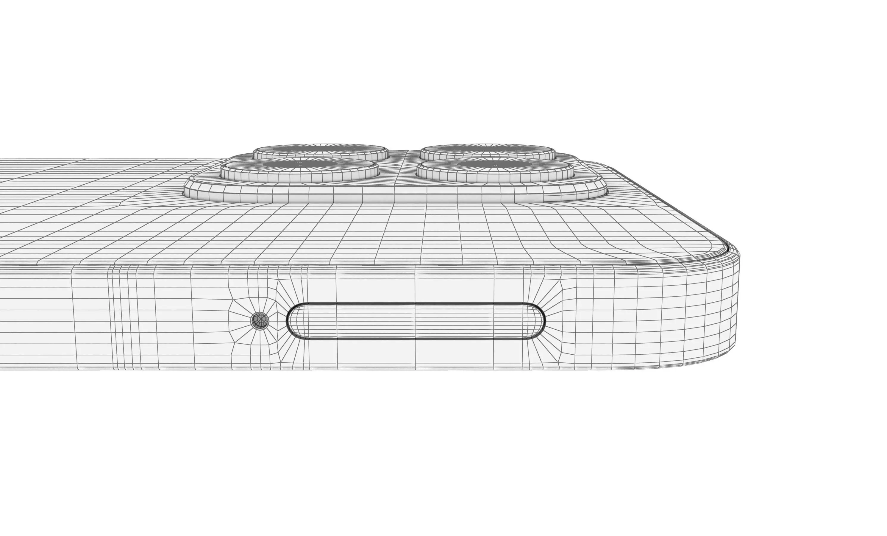 Honor X8a Blue High Poly 3D model_23