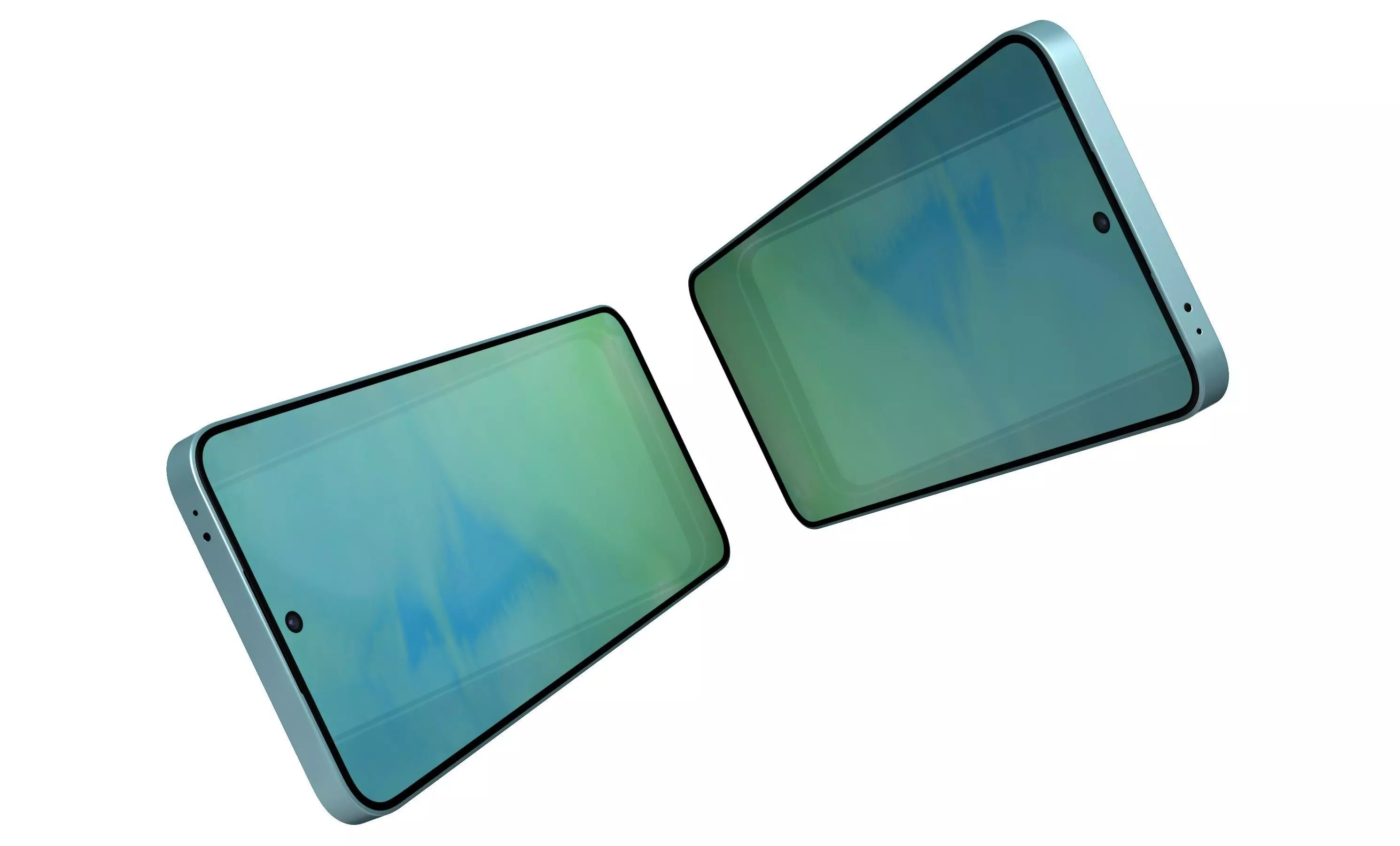 Honor X8a Blue High Poly 3D model_3