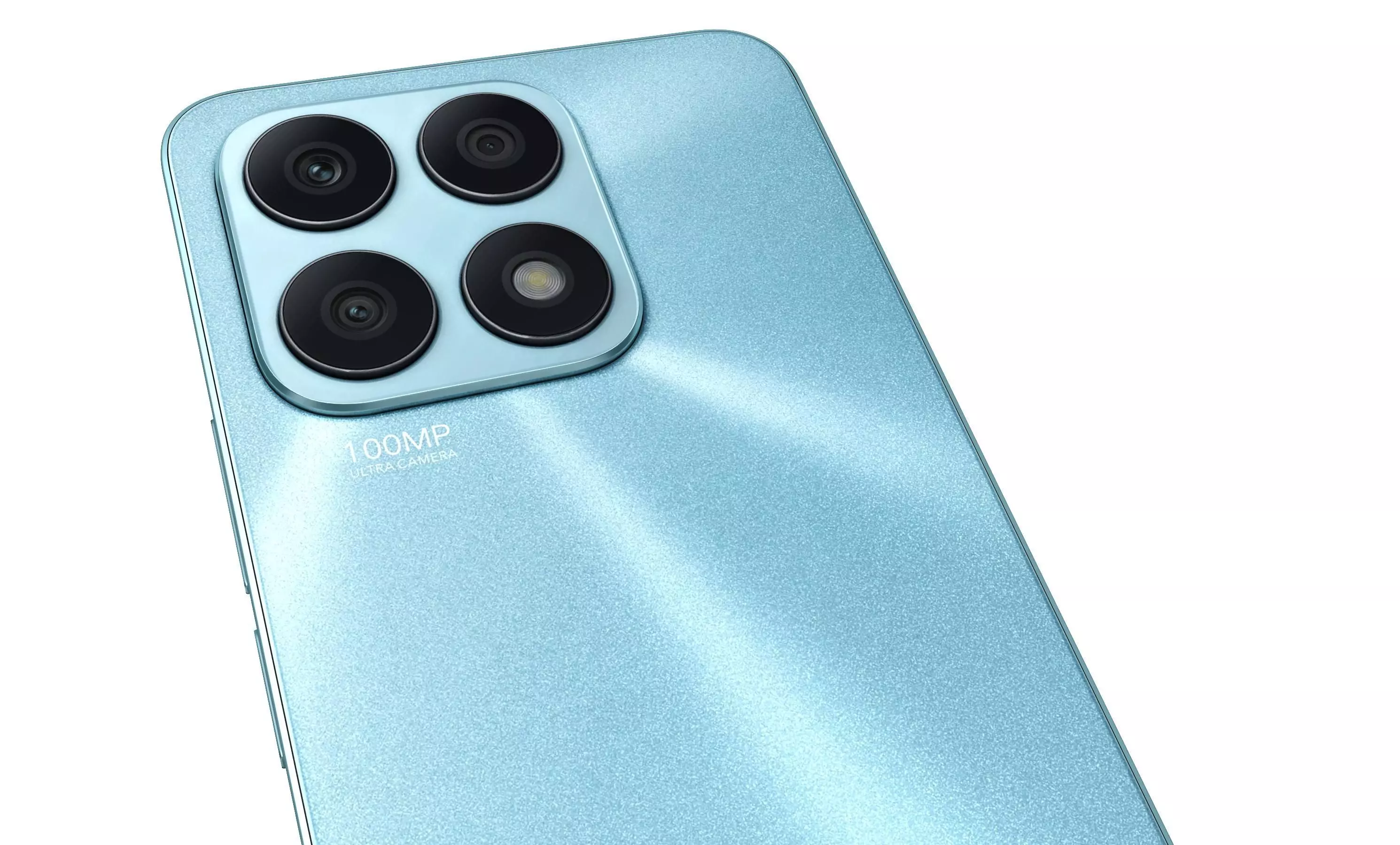 Honor X8a Blue High Poly 3D model_9