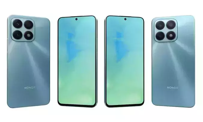 Honor X8a Blue High Poly