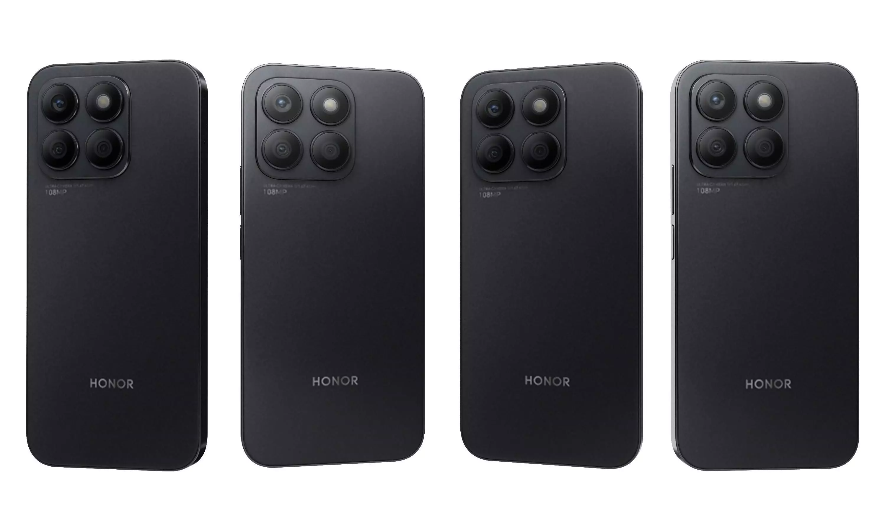 HONOR X8b Black High Poly 3D model_9