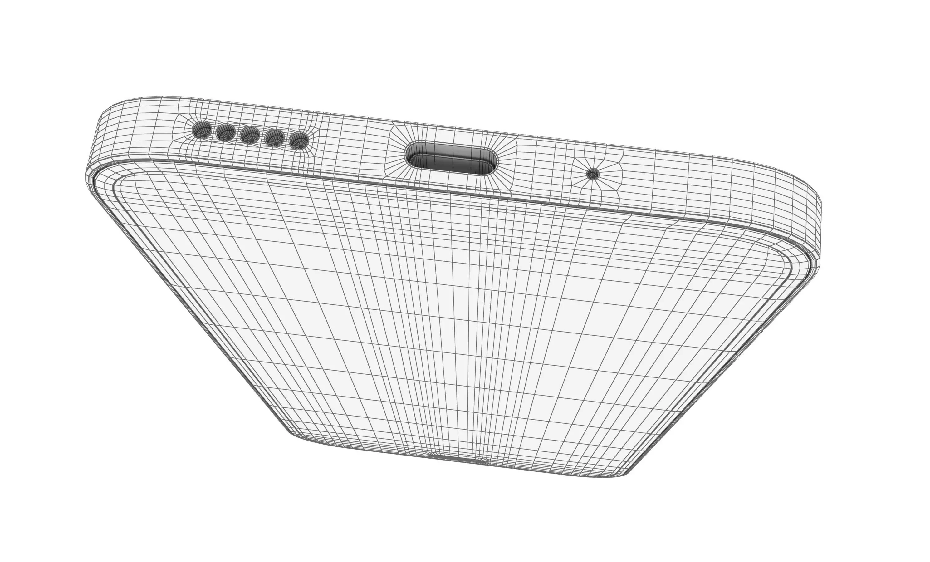 HONOR X8b Black High Poly 3D model_27