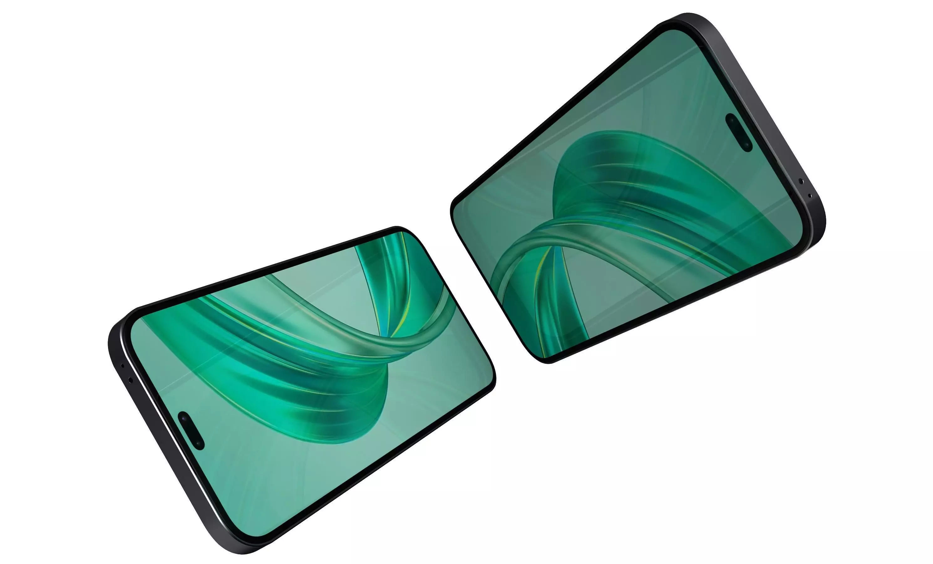 HONOR X8b Black High Poly 3D model_1