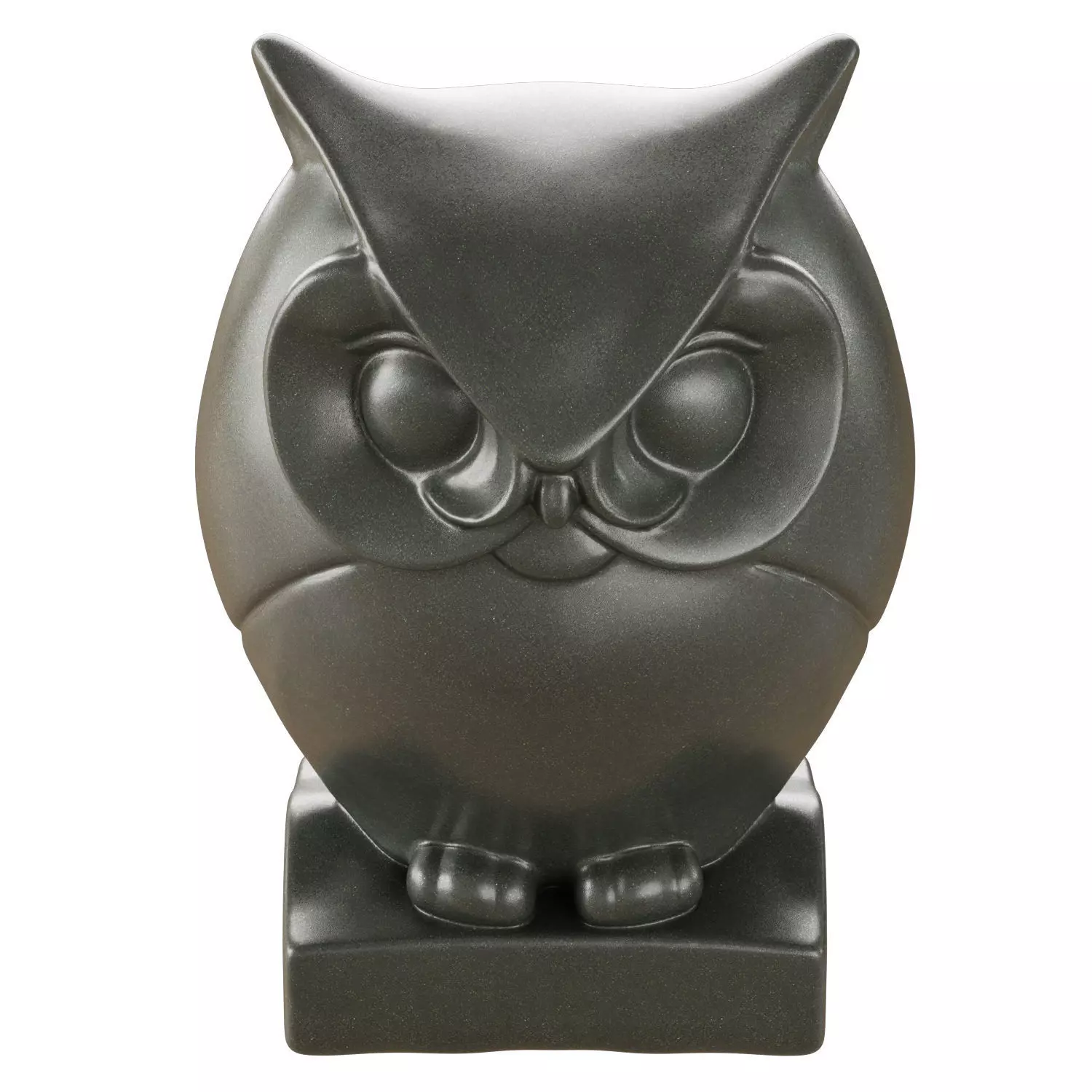 Stone figurine of an owl 3D model_3