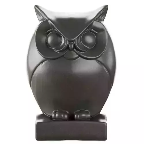 Stone figurine of an owl 3D model