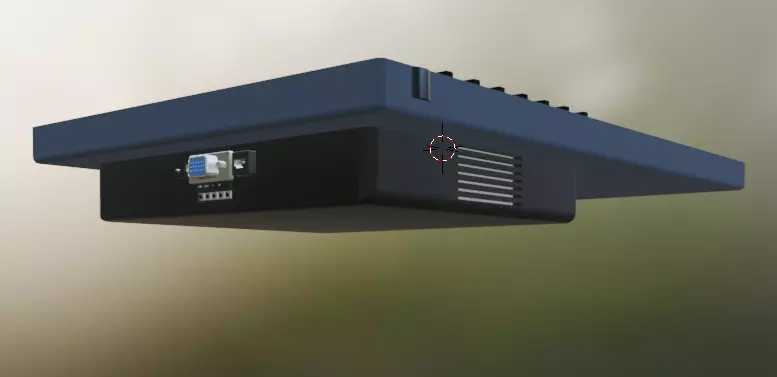 Airbus A320 MCDU Cockpit Unit 3D model_4