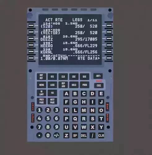 Airbus A320 MCDU Cockpit Unit