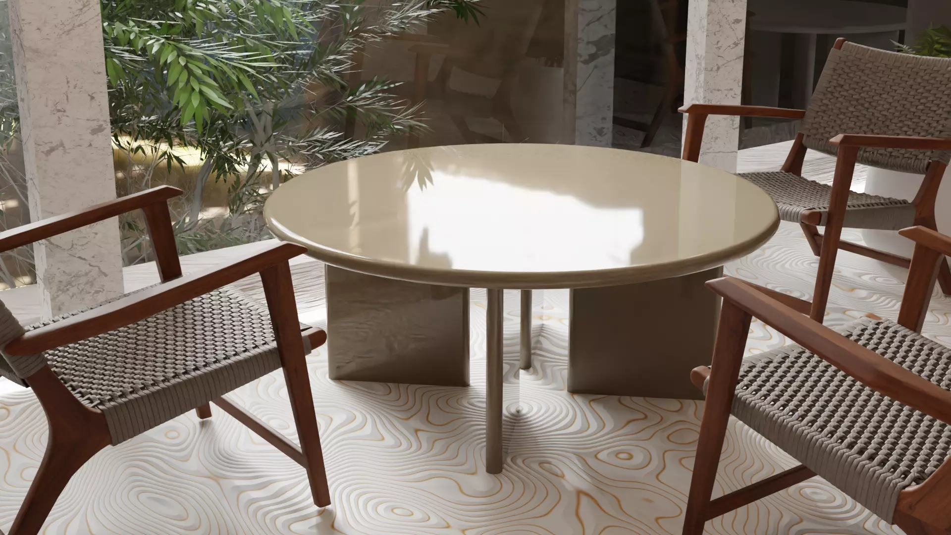 Mouse Table 1 Meter Model NOVA 3D model_2