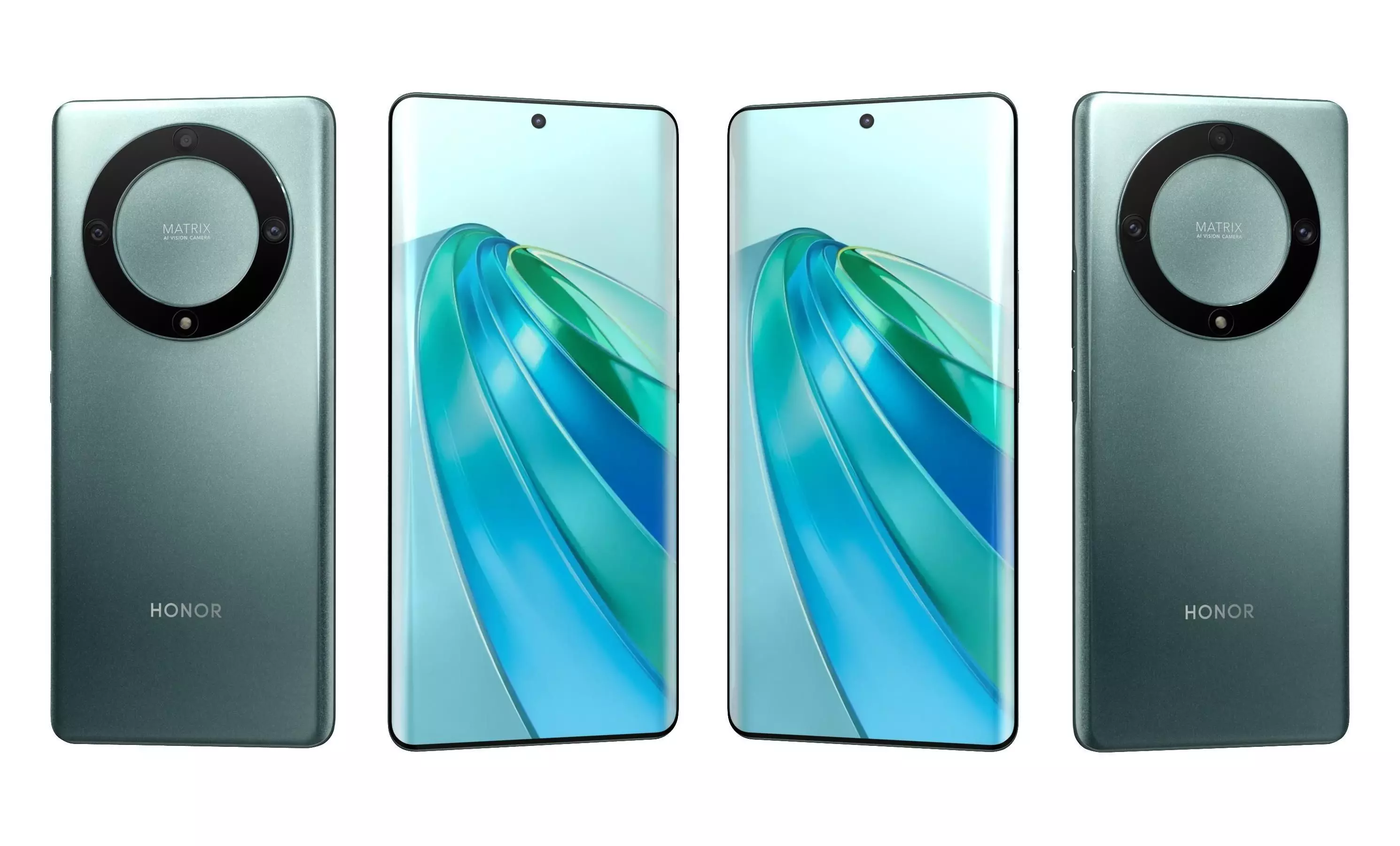 Honor X9a All Colors High Poly 3D model_9