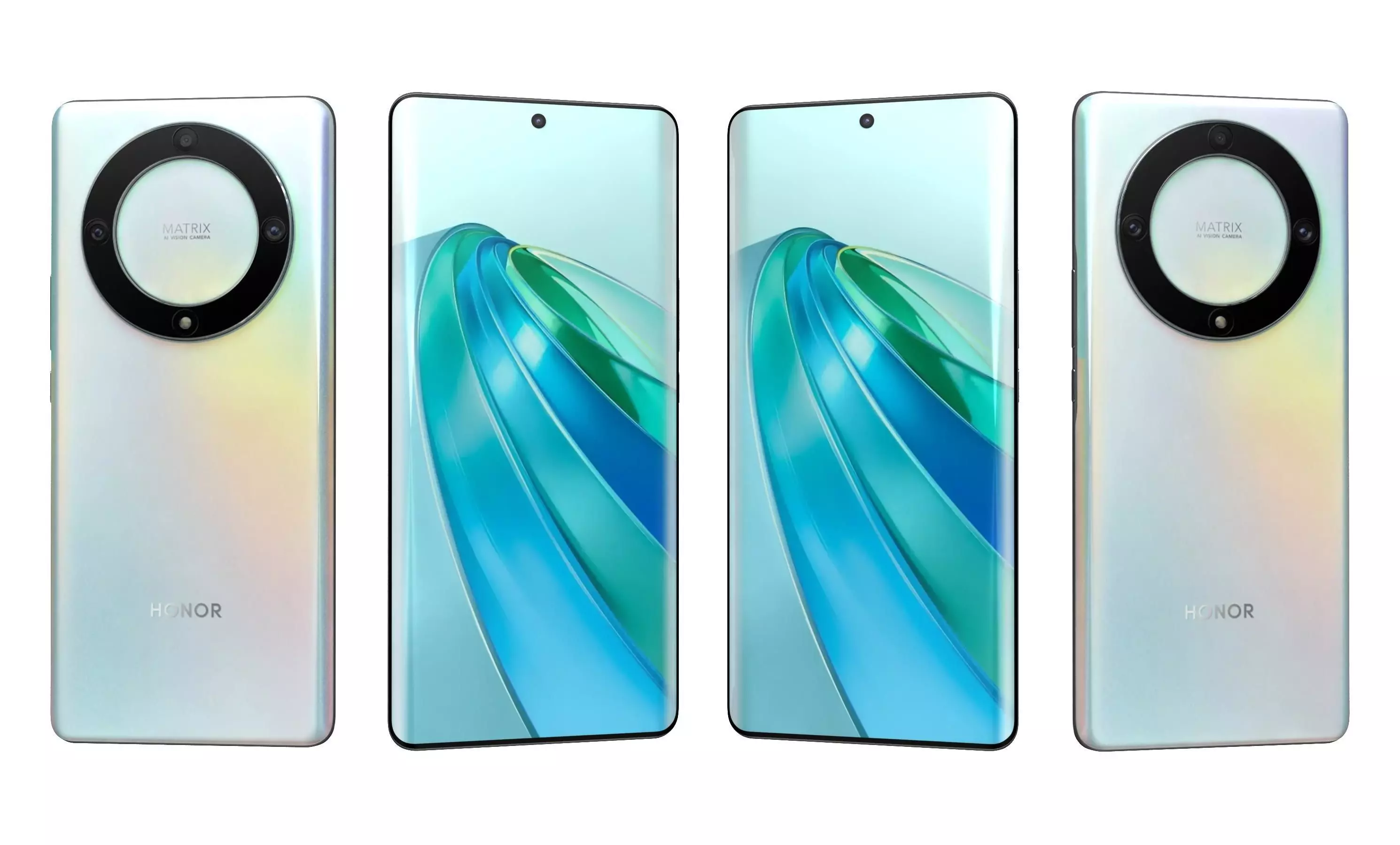 Honor X9a All Colors High Poly 3D model_20