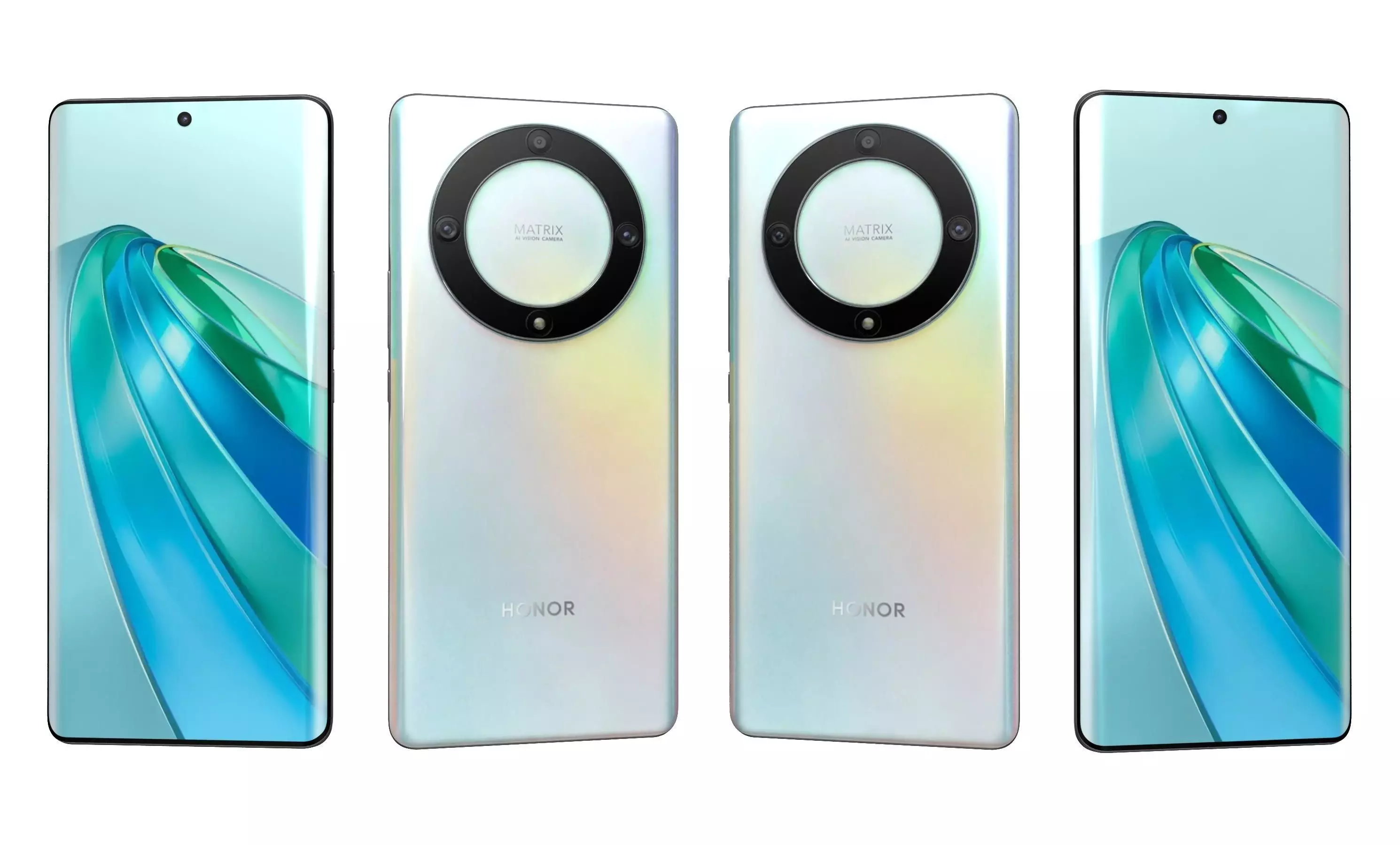 Honor X9a All Colors High Poly 3D model_18