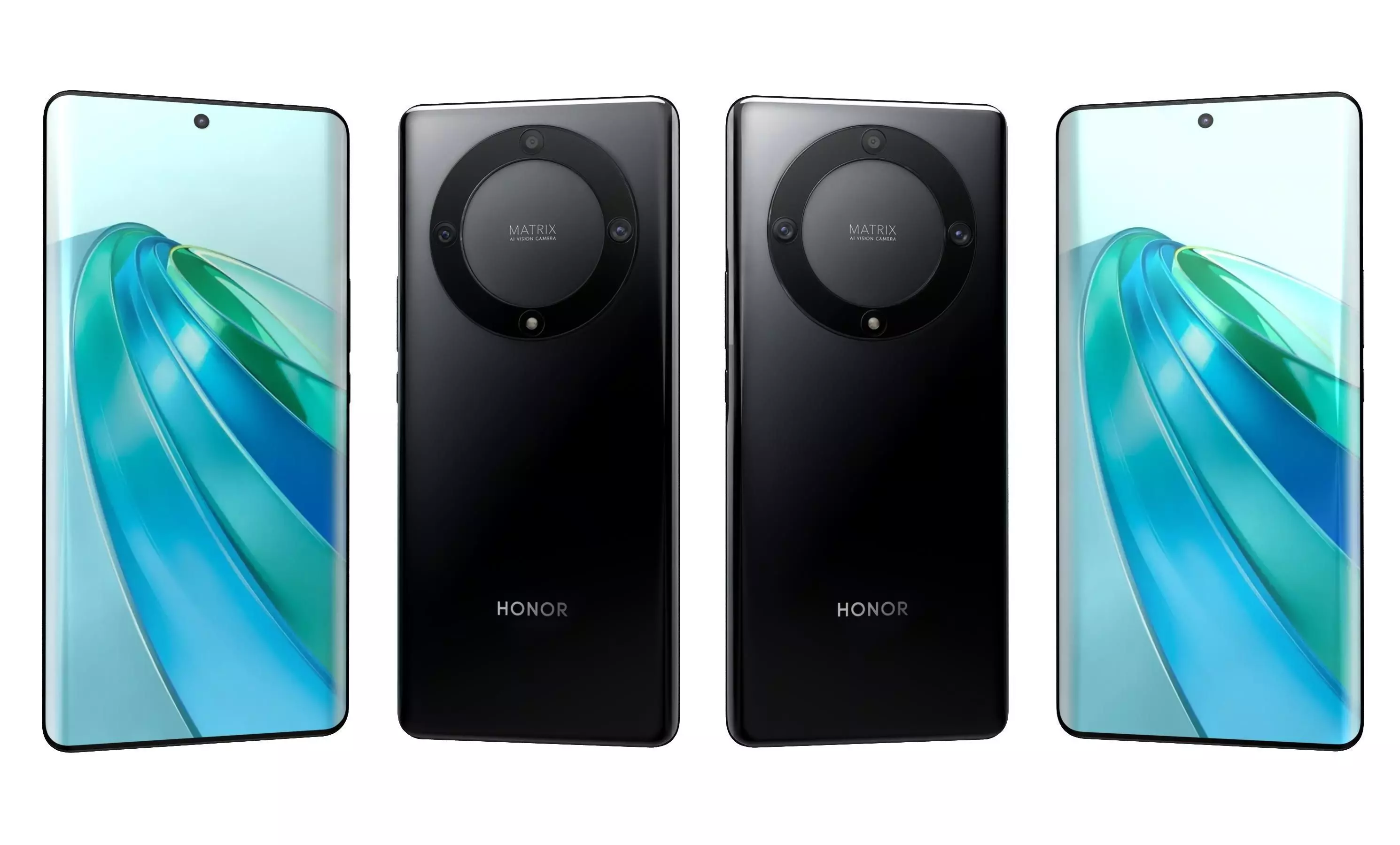 Honor X9a All Colors High Poly 3D model_14