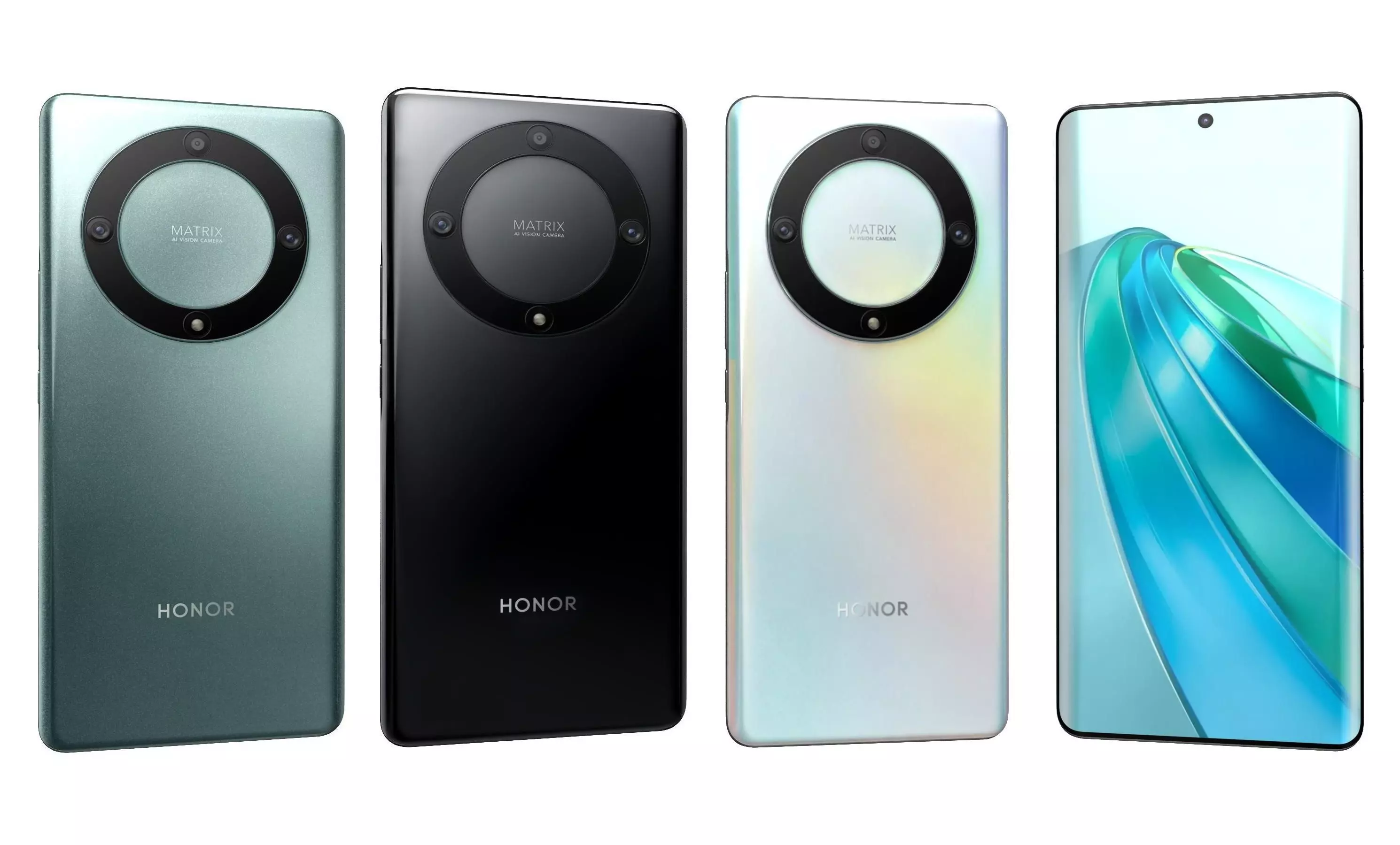 Honor X9a All Colors High Poly 3D model_0