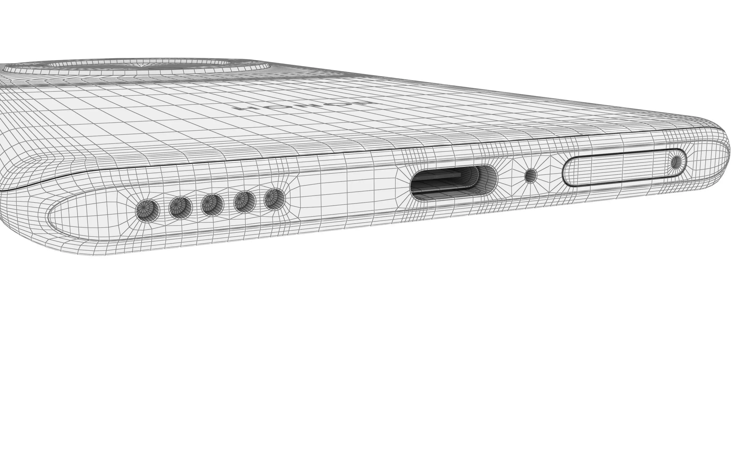 Honor X9a All Colors High Poly 3D model_37