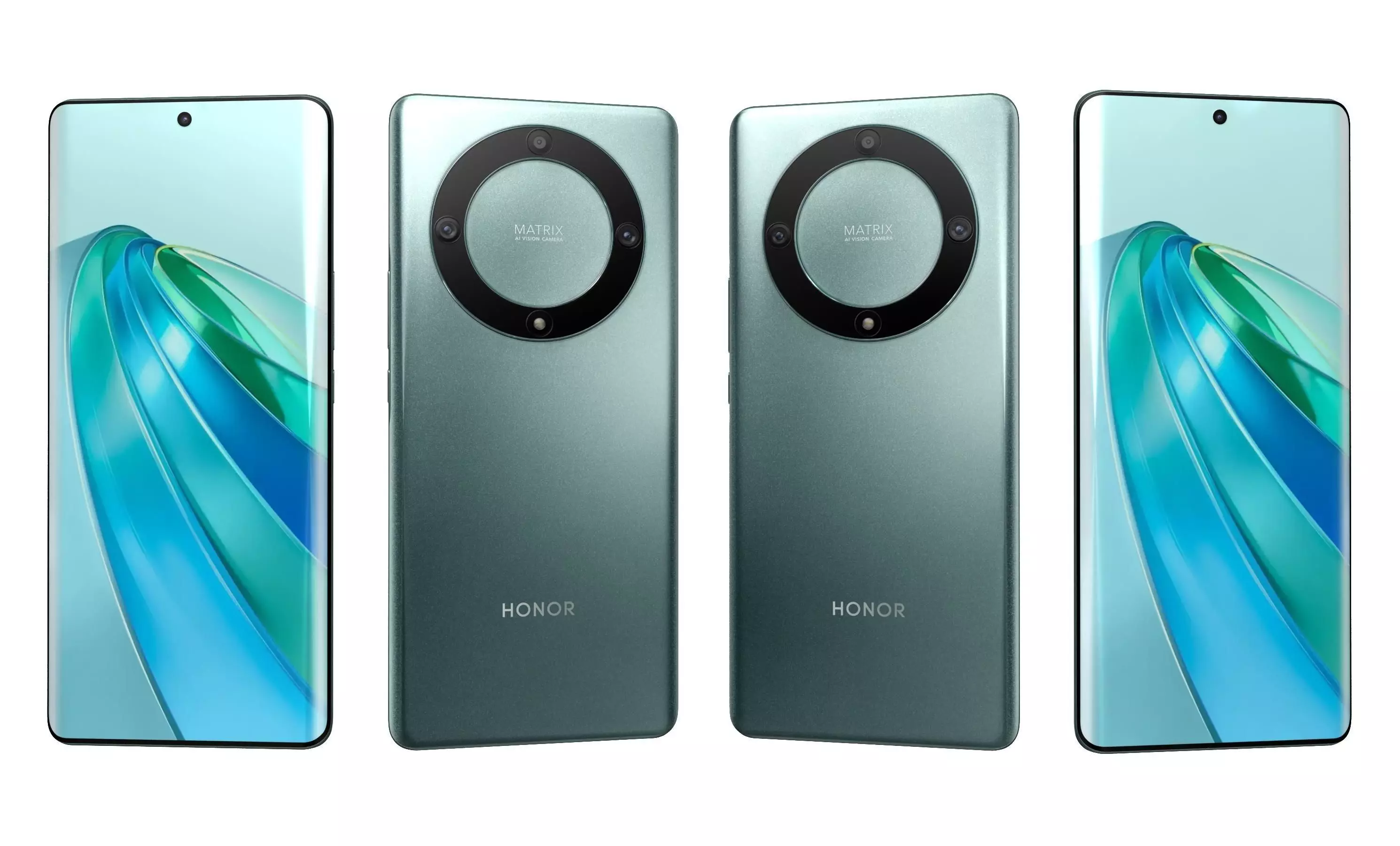 Honor X9a All Colors High Poly 3D model_7