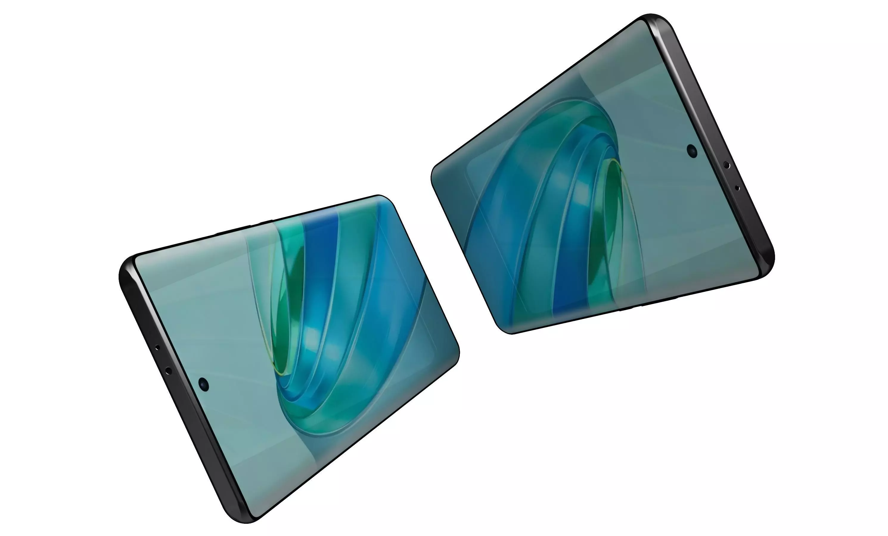 Honor X9a Black High Poly 3D model_3