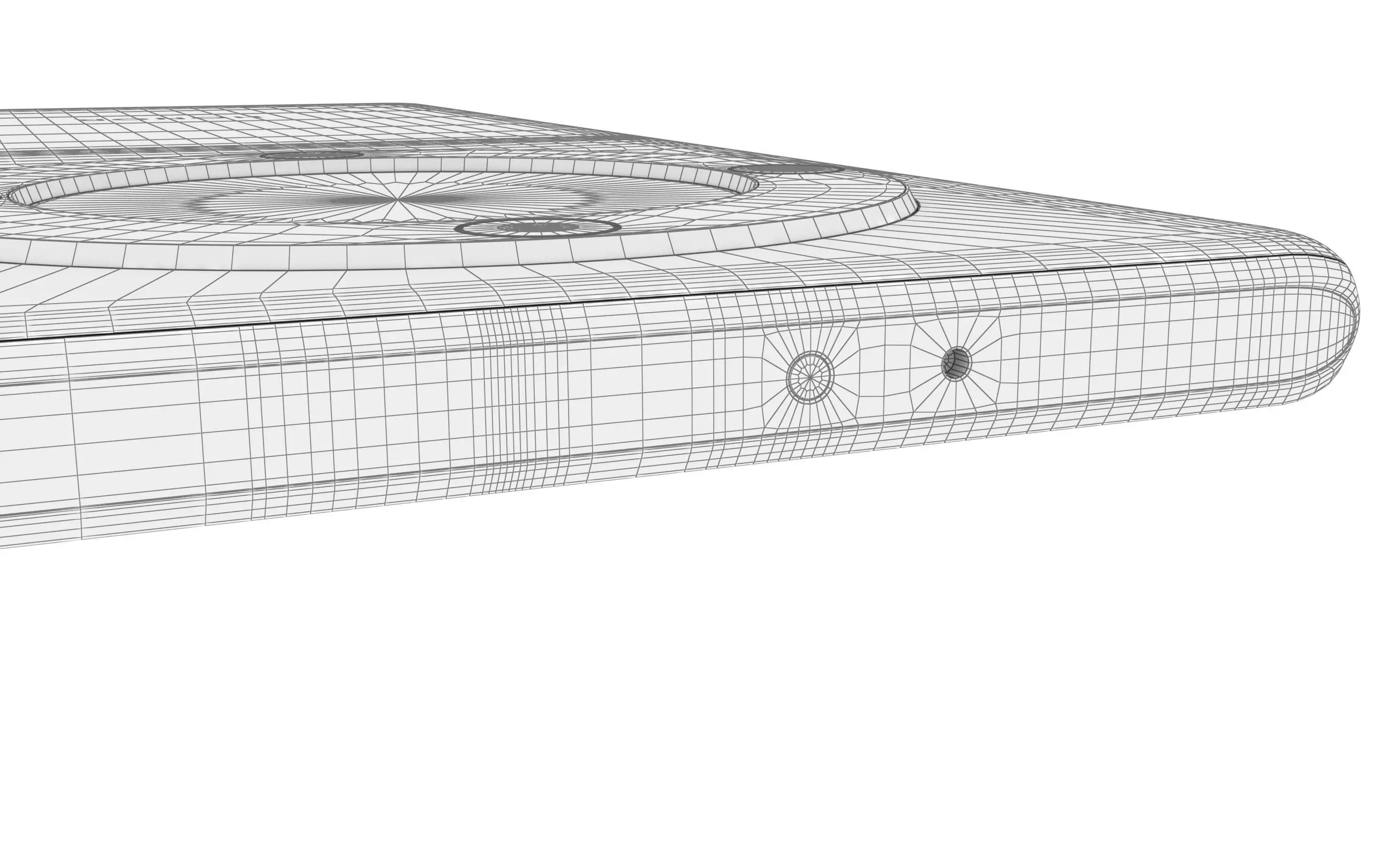 Honor X9a Black High Poly 3D model_19