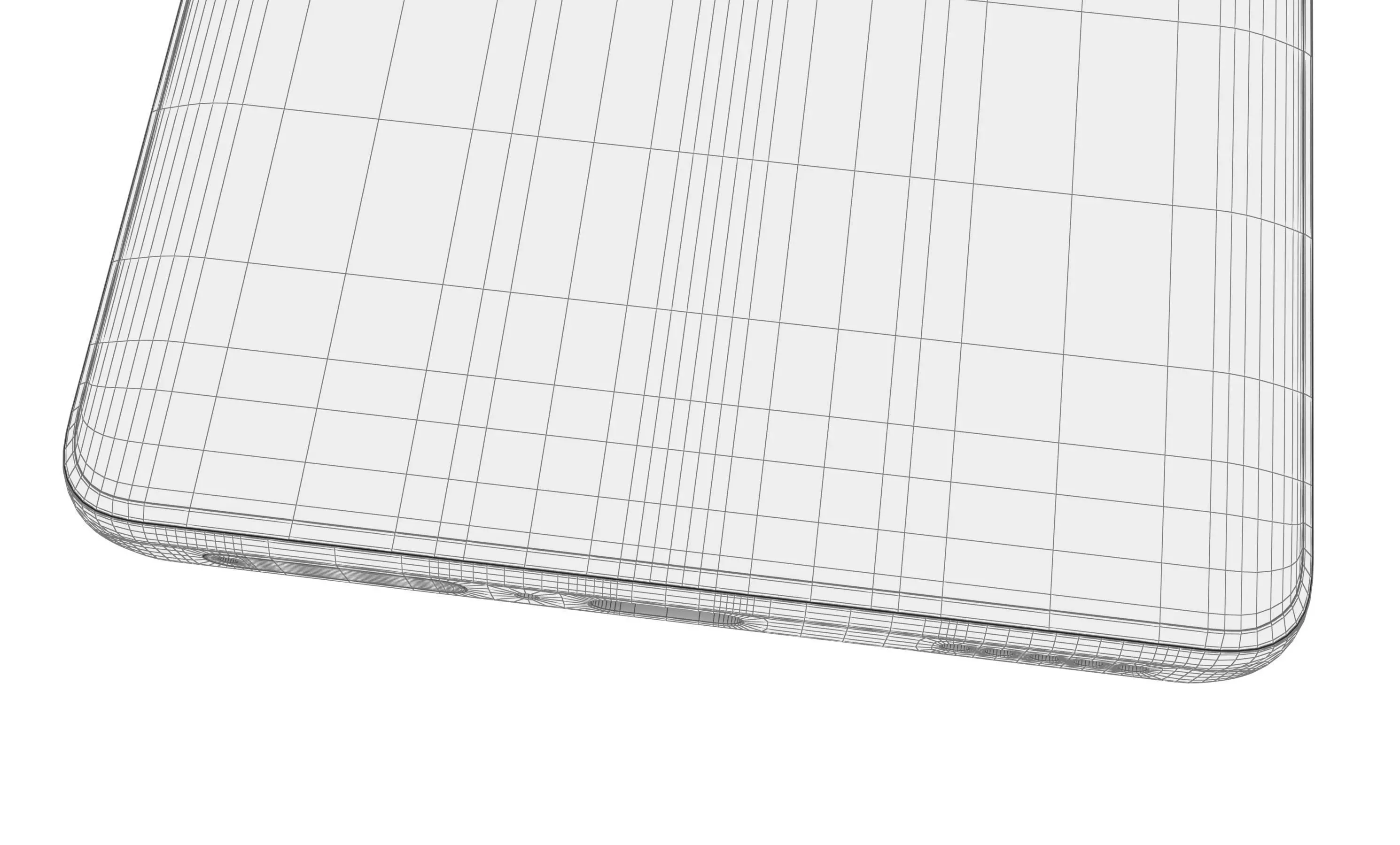 Honor X9a Black High Poly 3D model_17