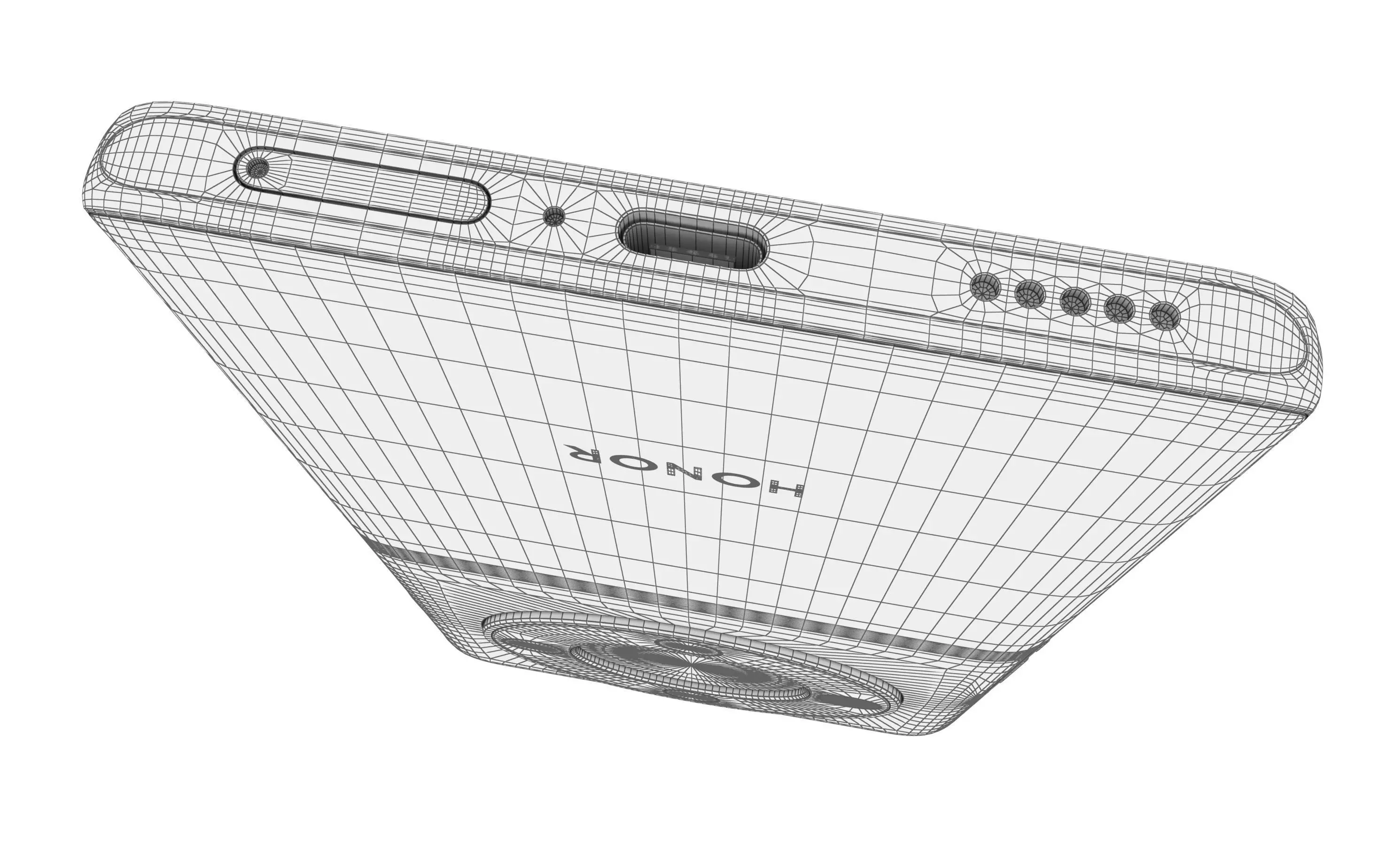 Honor X9b All Colors High Poly 3D model_26