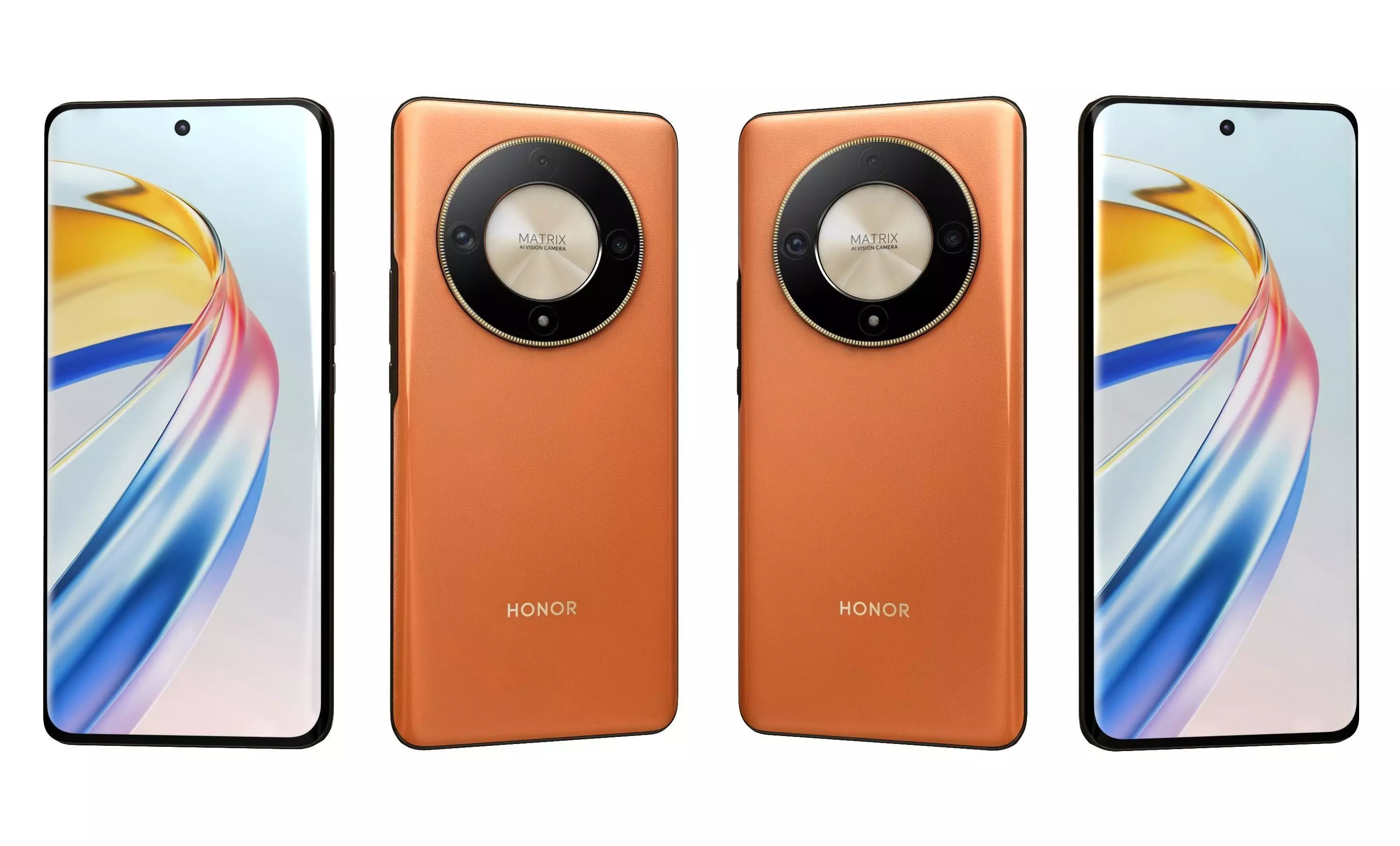 Honor X9b All Colors High Poly 3D model_7