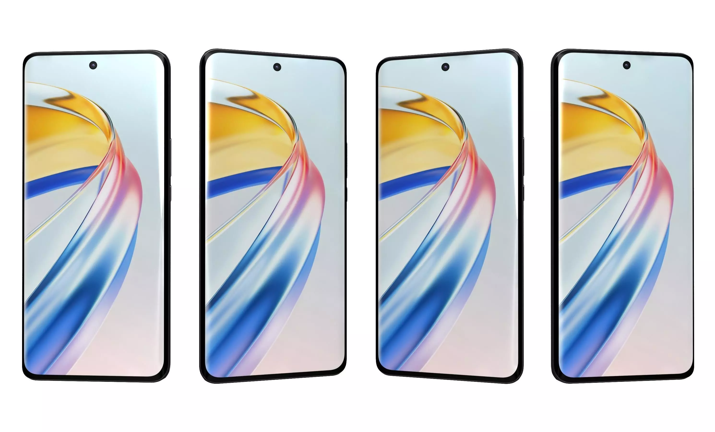 Honor X9b All Colors High Poly 3D model_19