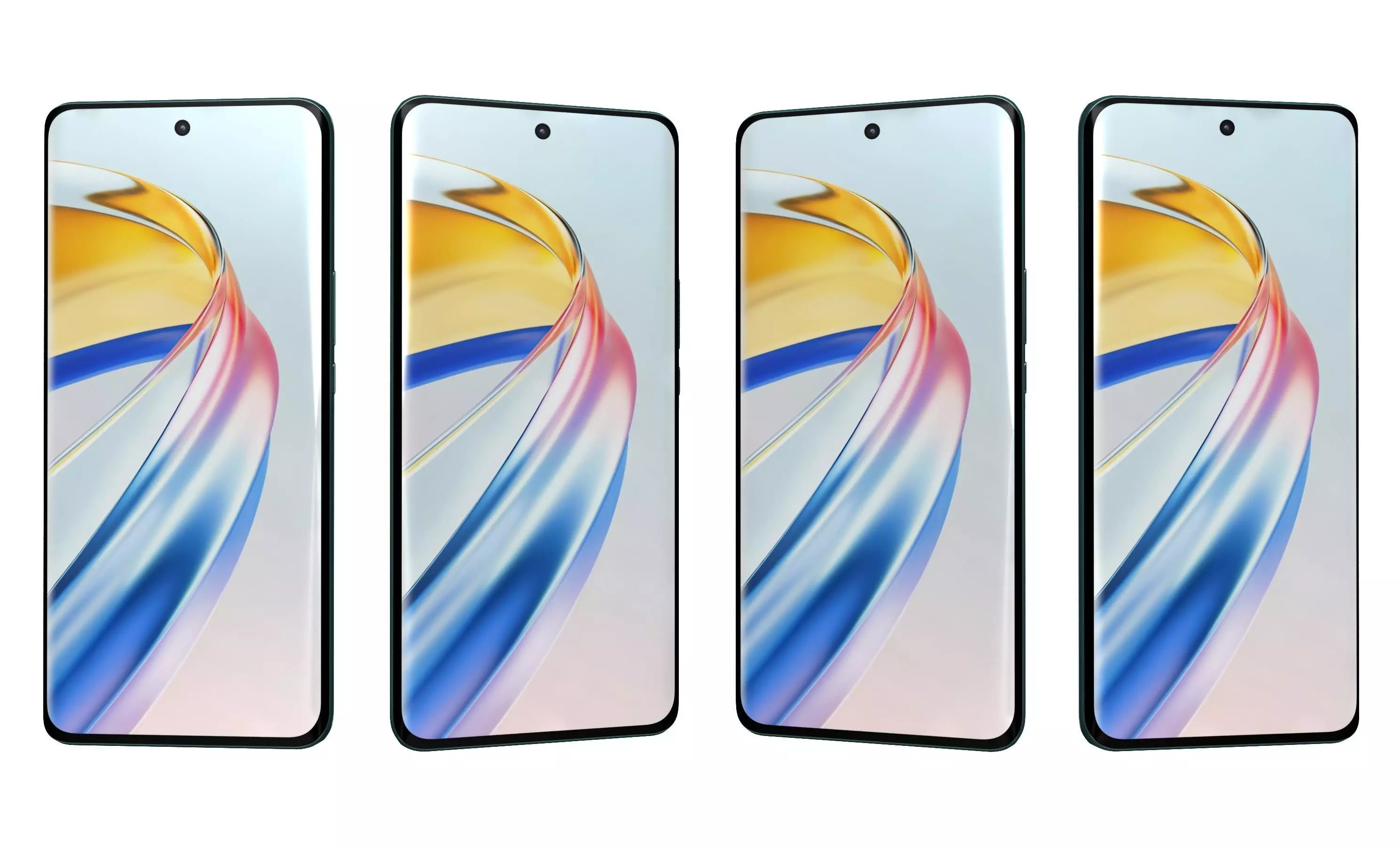 Honor X9b All Colors High Poly 3D model_39